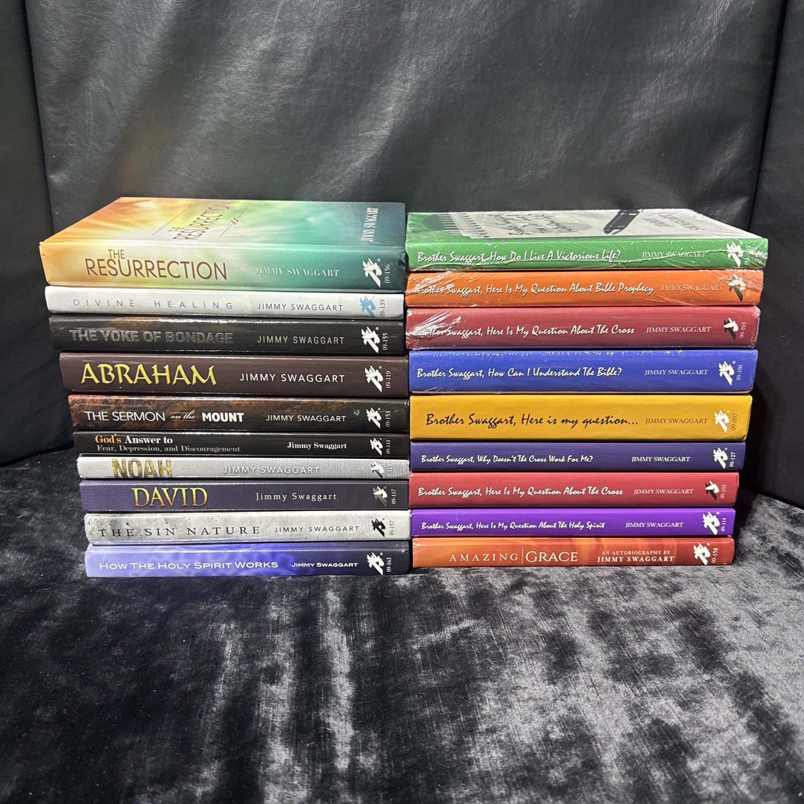 Jimmy Swaggart Religious Ministry Bible Books Lot 19 Books Total 4 Still Sealed
