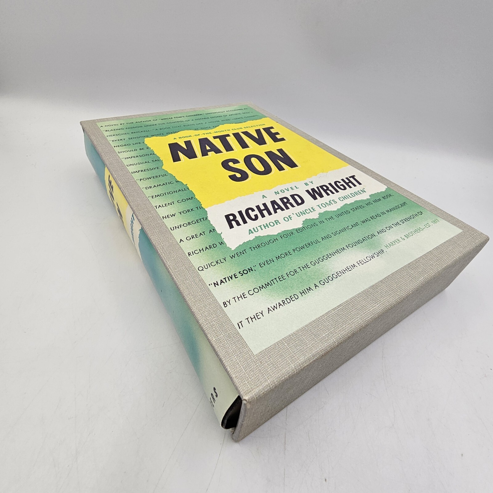 Native Son Richard Wright 1st HC Facsimile in Slipcase w Issue Sheet