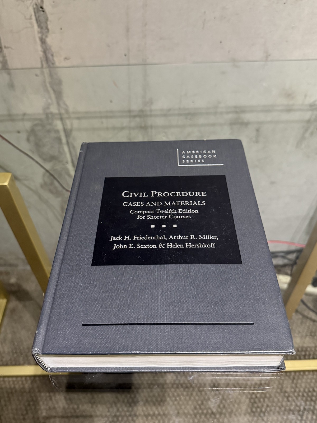 American Casebook Ser.: Civil Procedure, Cases and Materials by Jack H….