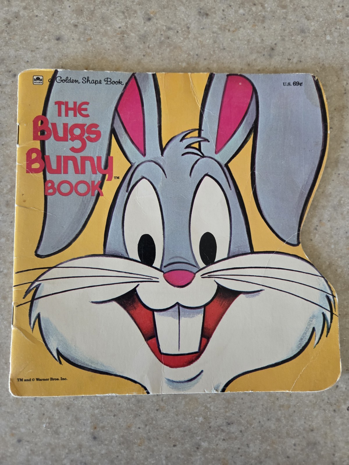The Bugs Bunny Book 1976 Golden Shape Book TM & Warner Bros, Inc.