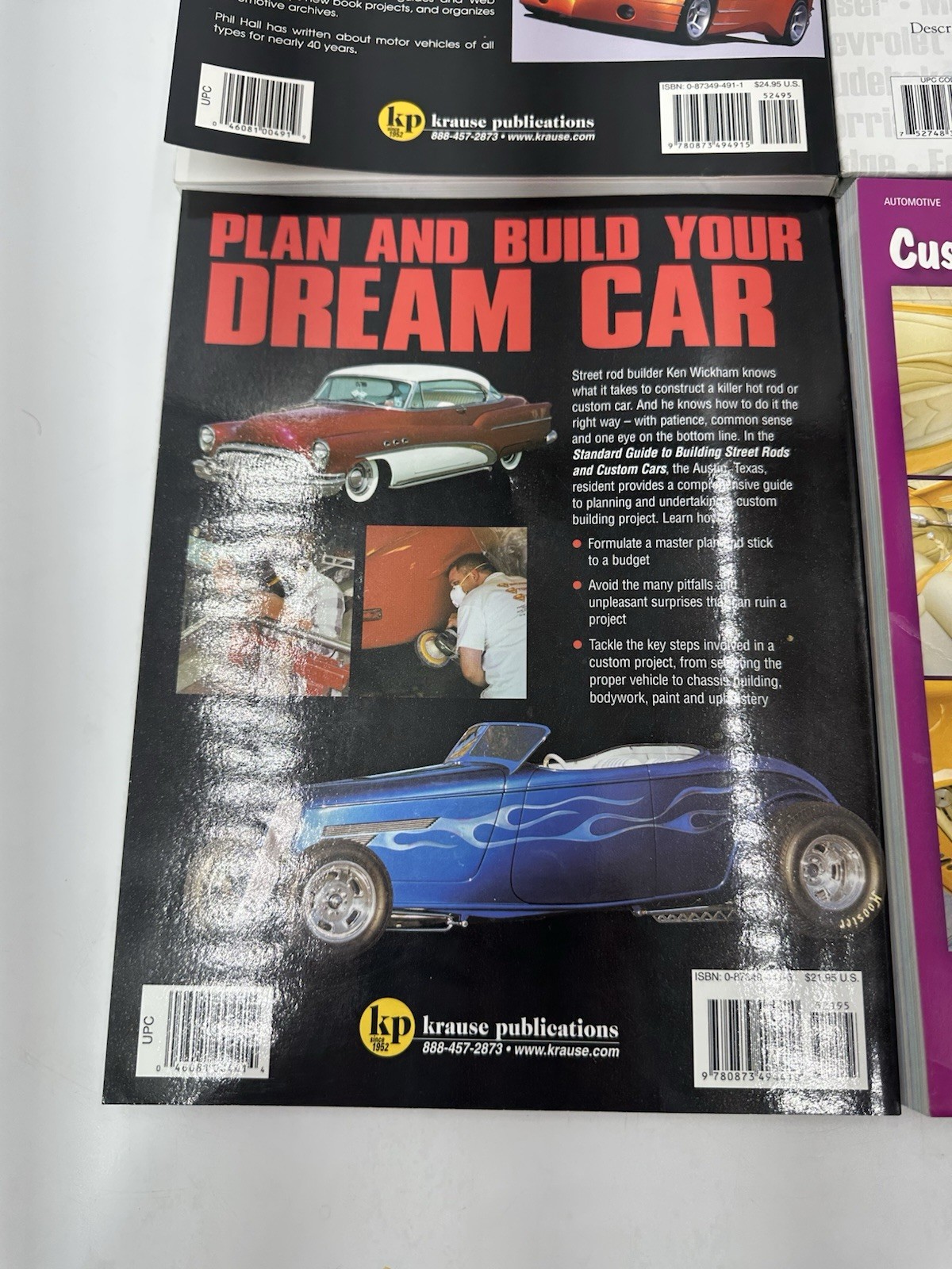 Custom Car Books Lot Of 4 Custom Interiors American Dream Cars Hot Rods Street