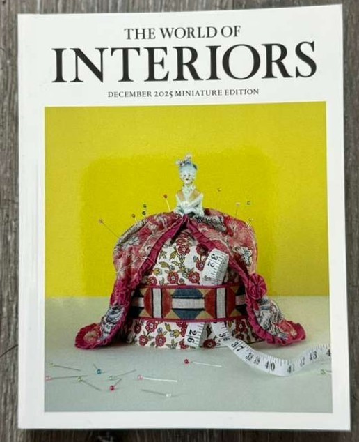 THE WORLD OF INTERIORS MAGAZINE- DECEMBER 2025-THE MINIATURE EDITION-BRAND NEW