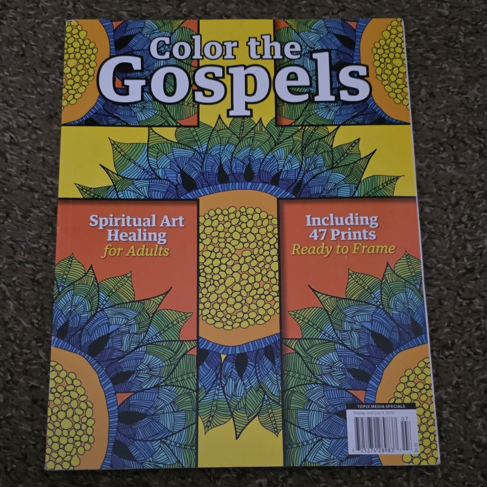 Topix Media Specials Color the Gospels Spiritual Art Healing Coloring Book Adul…