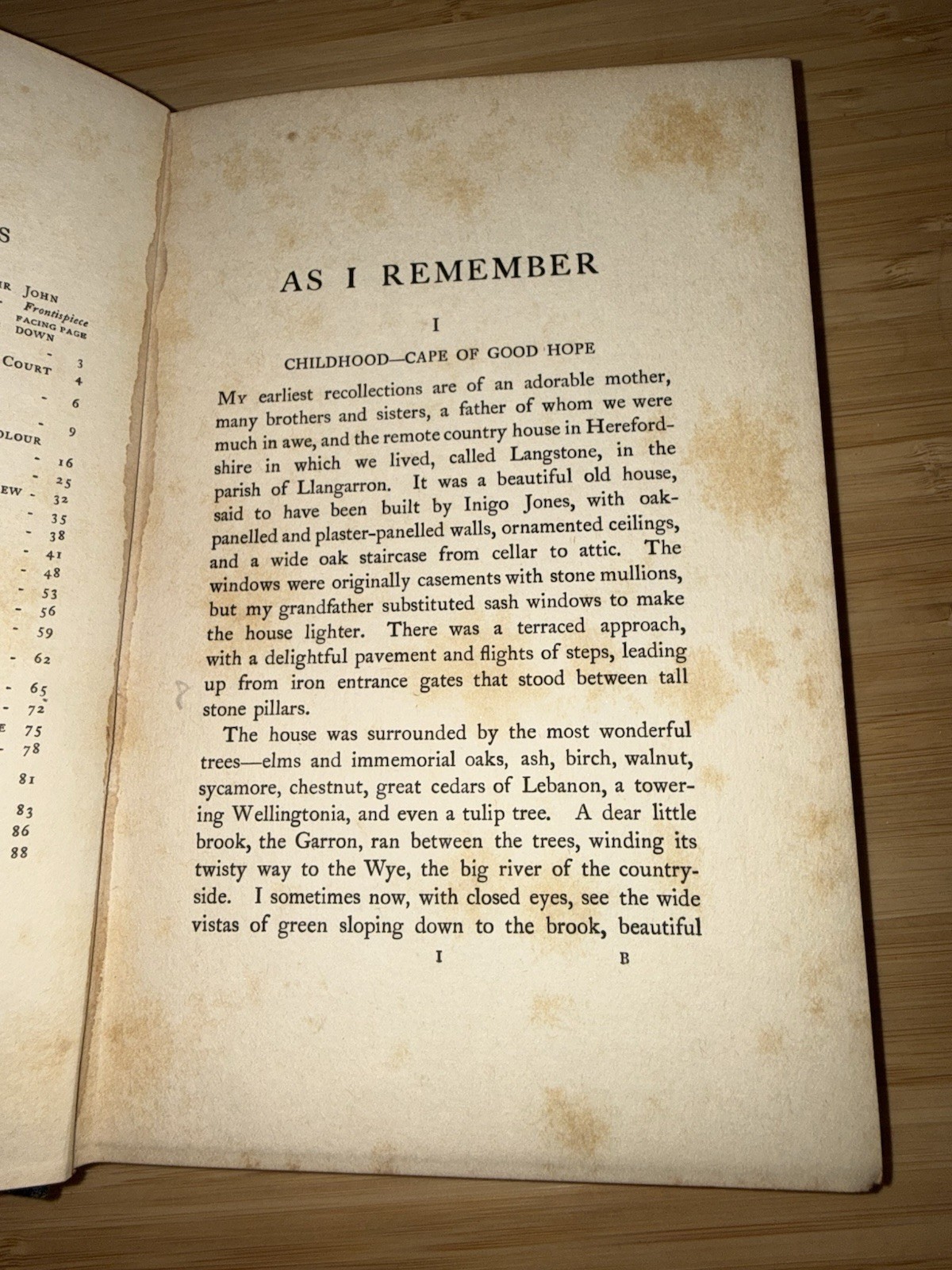 1922 First Edition As I Remember E.E. Constance Jones Autobiographical Ramble