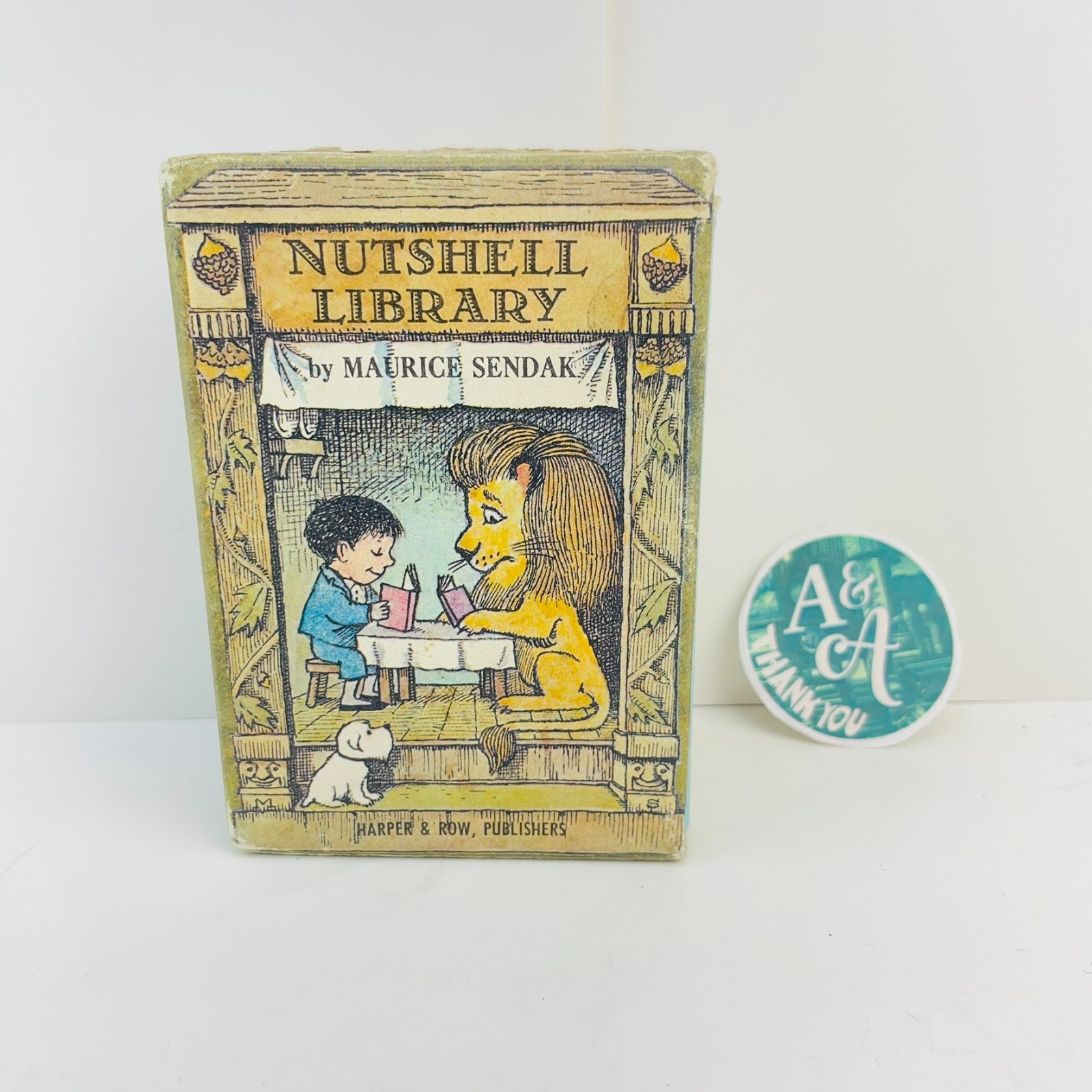 Nutshell Library Maurice Sendak 4 Book Boxed Set Vintage Harper Row Mini 1962