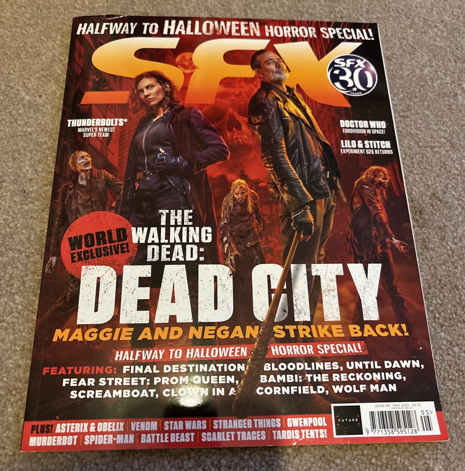SFX Mag Issue 391 (May 2025) – Walking Dead Dead City, Thunderbolts, Doctor Who,