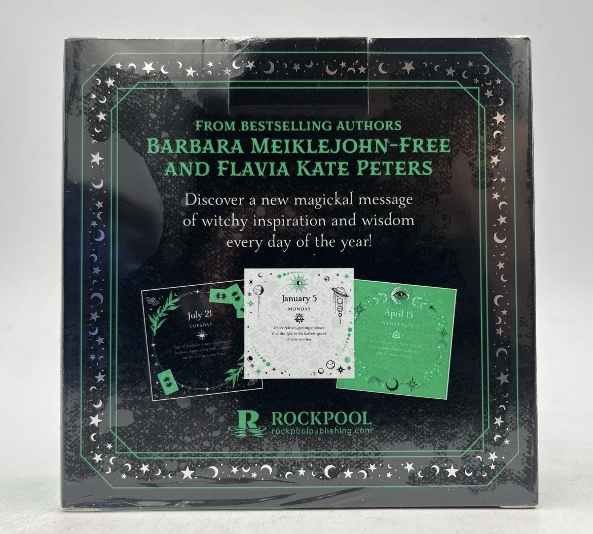 2026 Witch&rsquo;s Calendar: Daily Magick by Flavia Kate Peters • Brand New & Sealed!