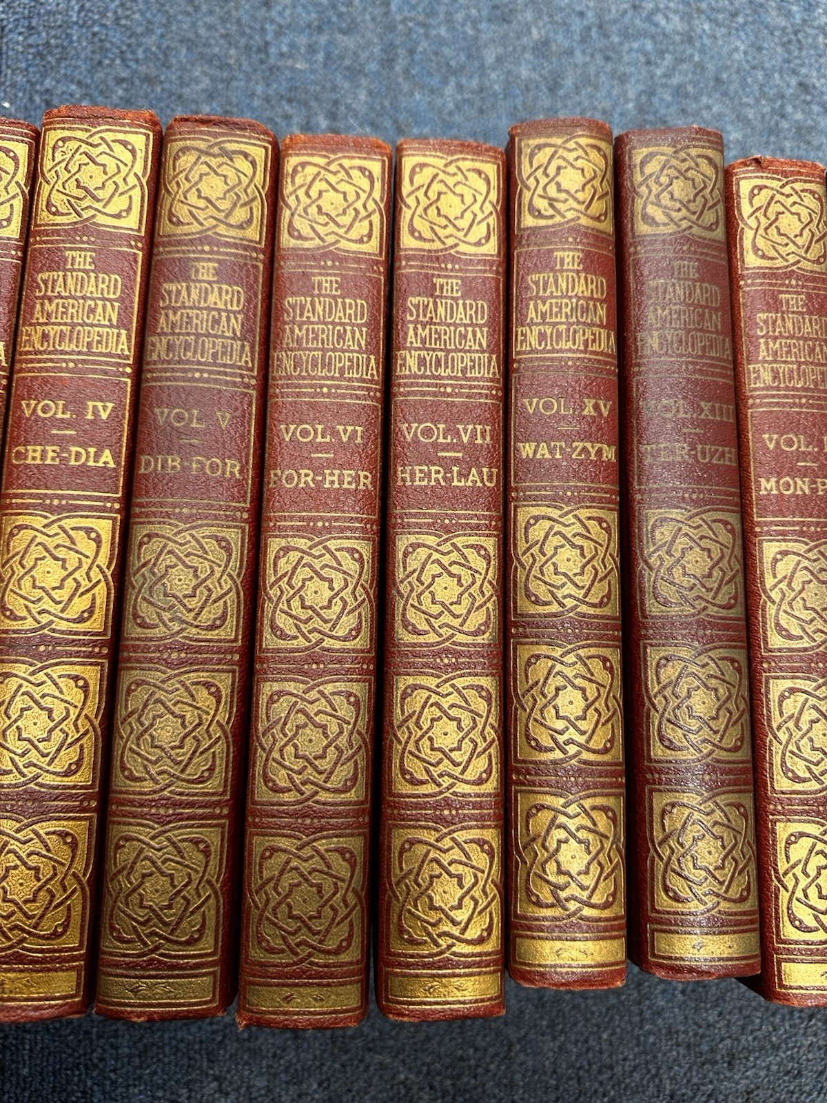 The Standard American Encyclopedia set – 1937 Complete 15 Book Sett