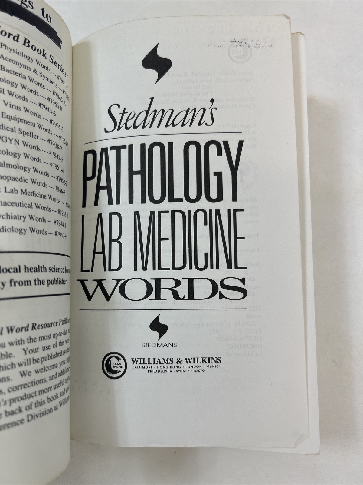 Stedman&rsquo;s Pathology and Lab Medicine Words – Stedman (1992, Paperback)
