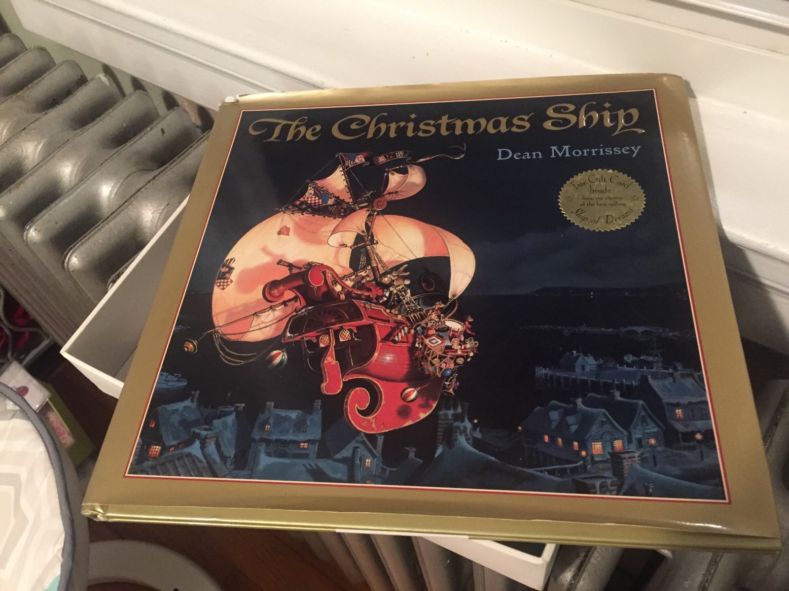 Dean Morrissey SIGNED AUTOGRAPHED The Christmas Ship RARE HC 1st Ed/1st Print