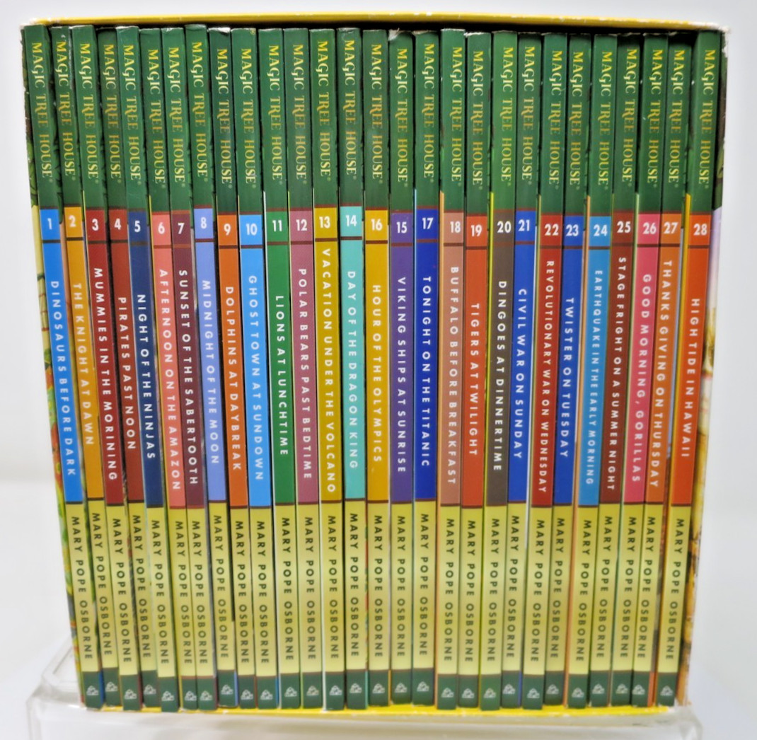 Magic Tree House Books 1-28 Boxed Set by Mary Pope Osborne Complete EUC