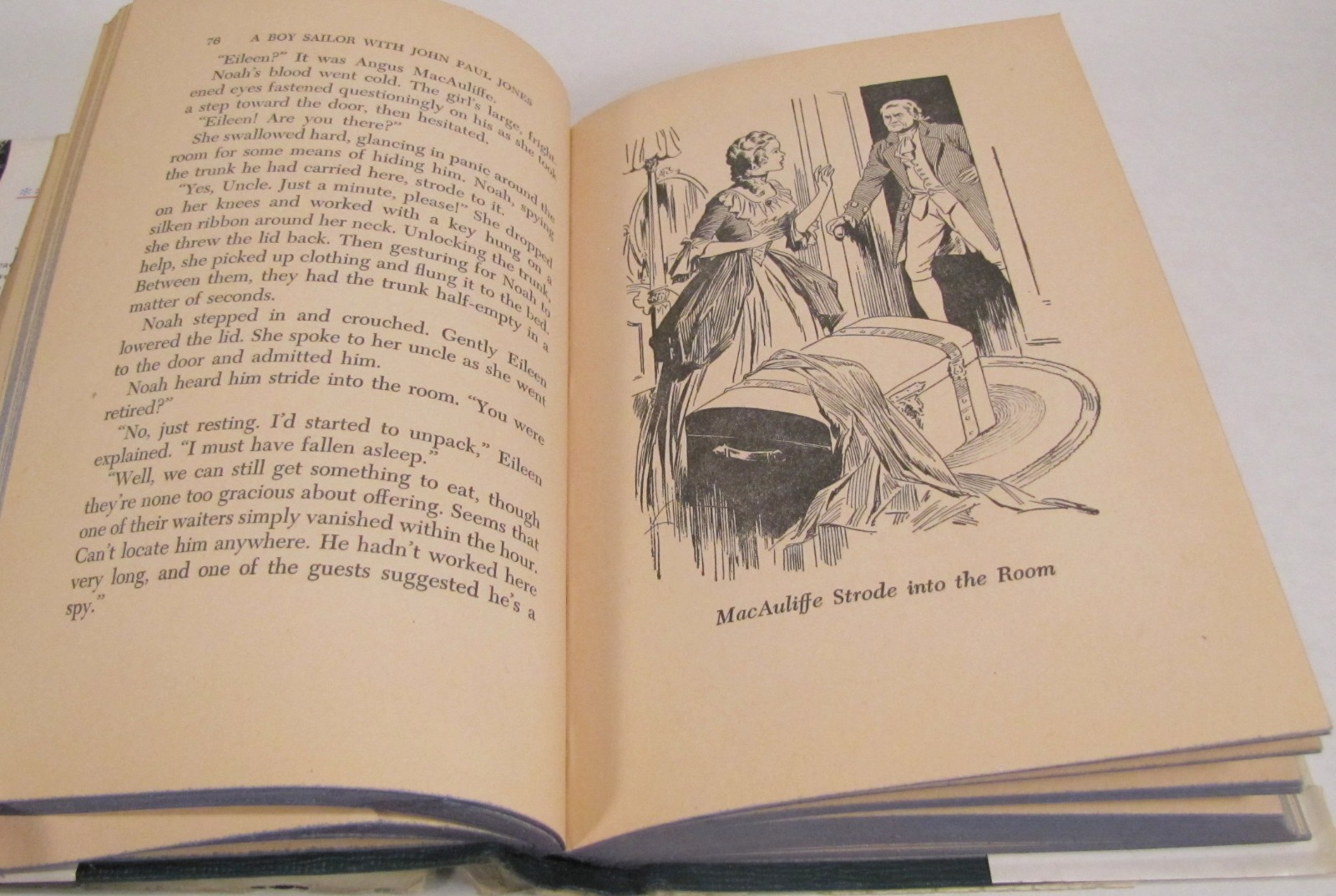 A Boy Sailor with John Paul Jones by H.C. Thomas Hardback with Dust Jacket 1946