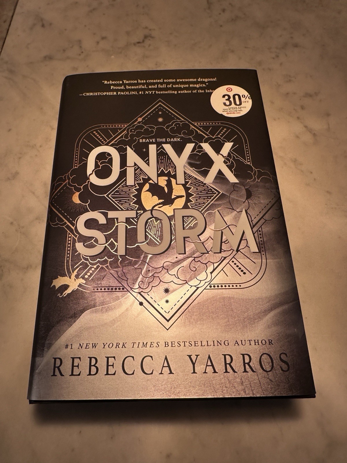 ONYX STORM Hardcover Book Rebecca Yarros_Target Exclusive_Deluxe Limited Edition