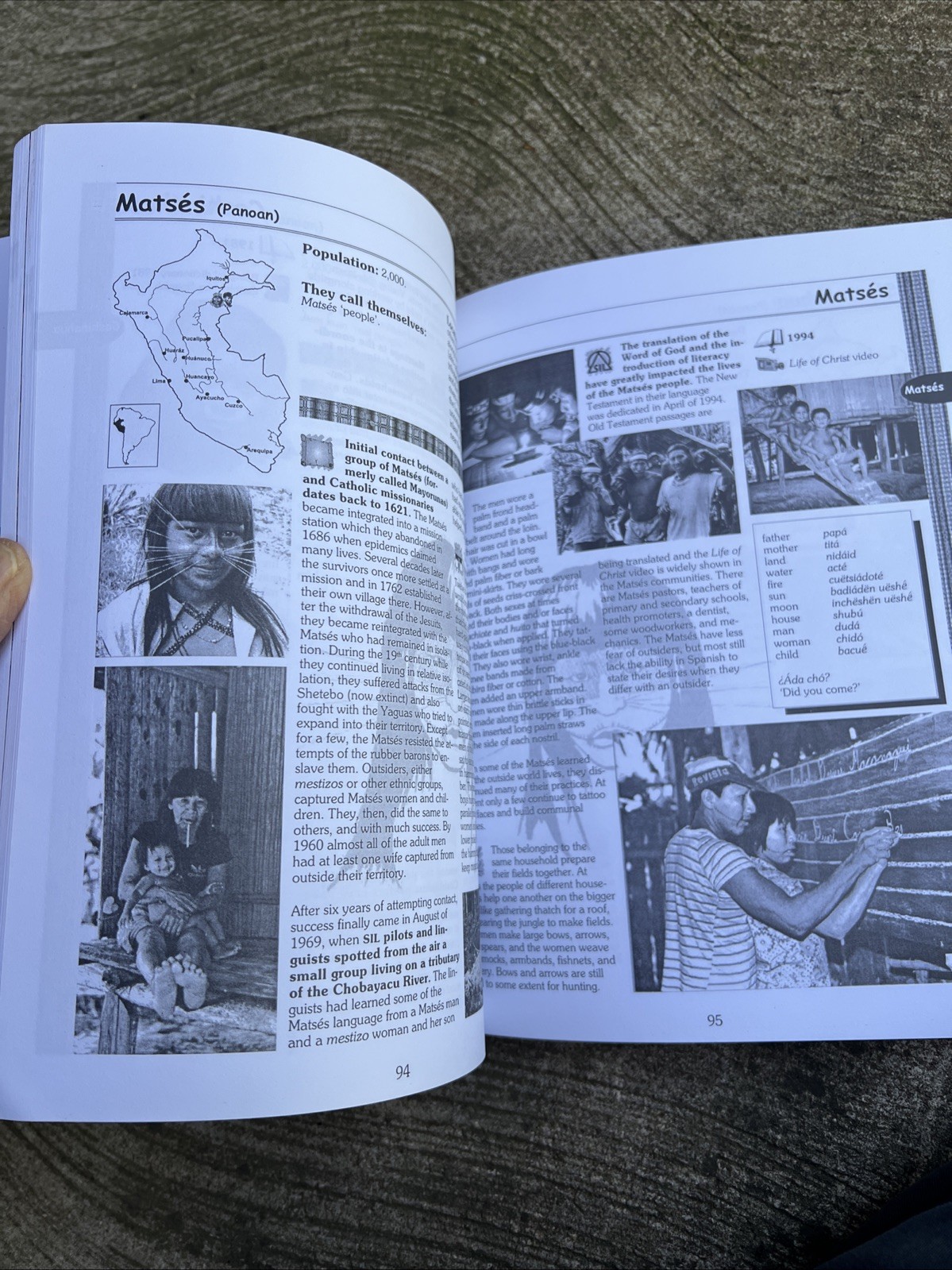 People of Peru: The Summer Institute of Linguistics 1999 Book First Edition
