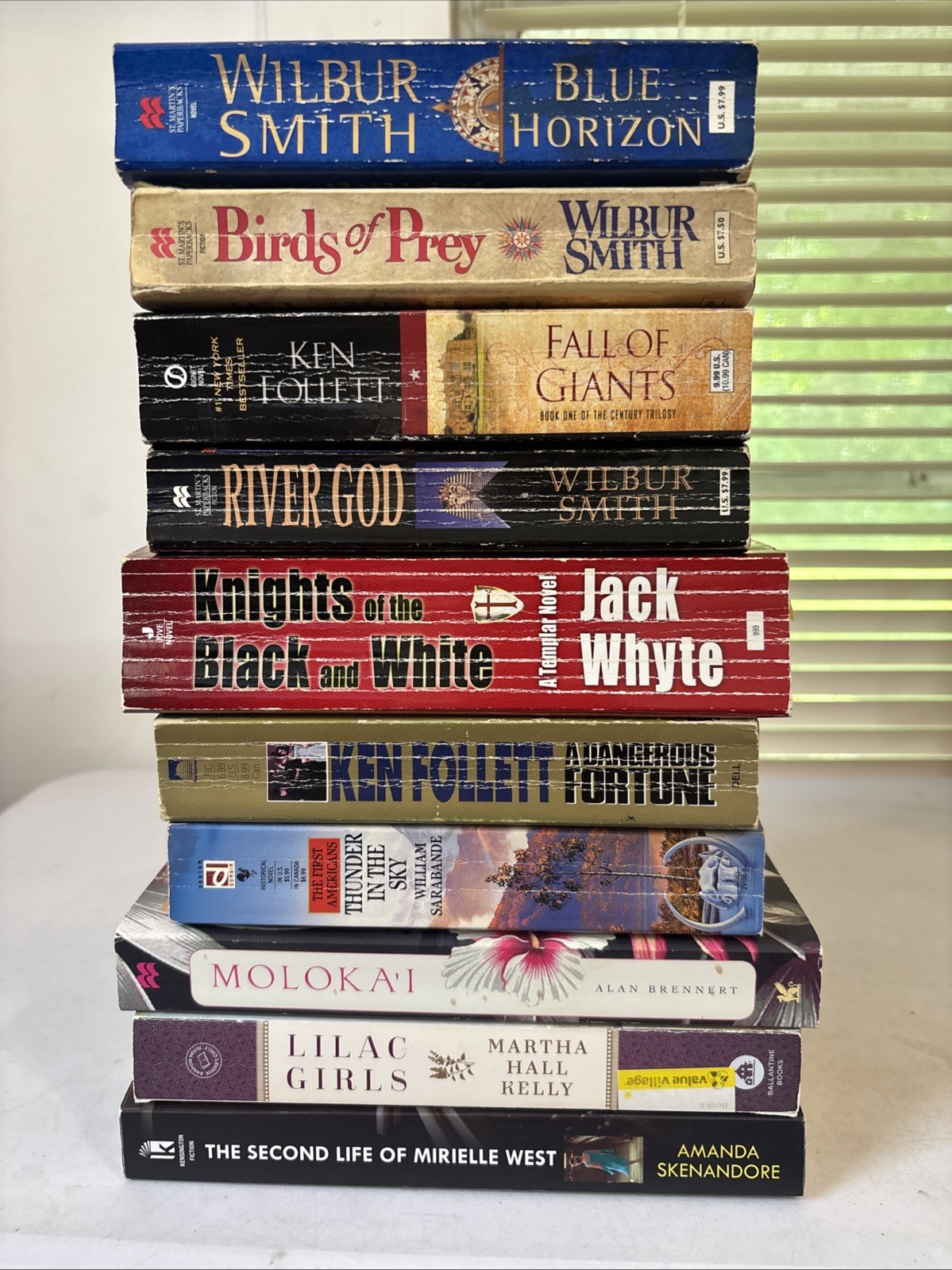Lot of 10 – Mixed Authors – Historical Fiction – Various Paperbacks – Free Shipp