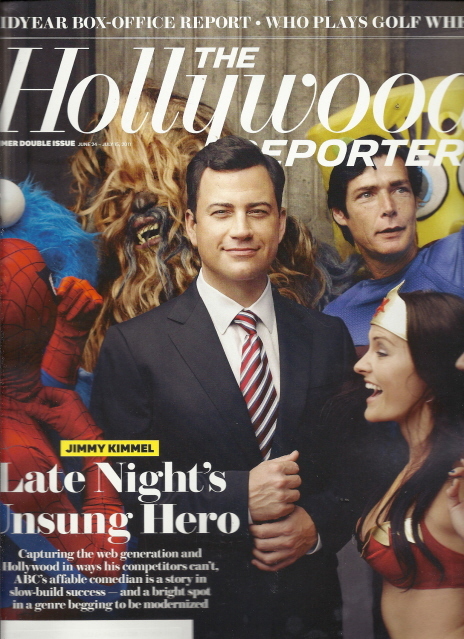 Jimmy Kimmel Hollywood Reporter Jun 2011 Shonda Rhimes Pixar Academy Members