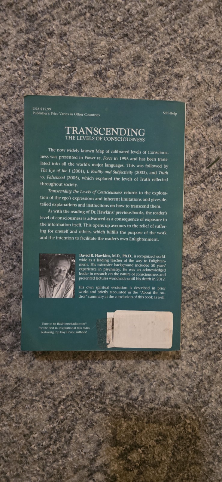 Transcending the Levels of Consciousness David R Hawkins Hay House Spirituality