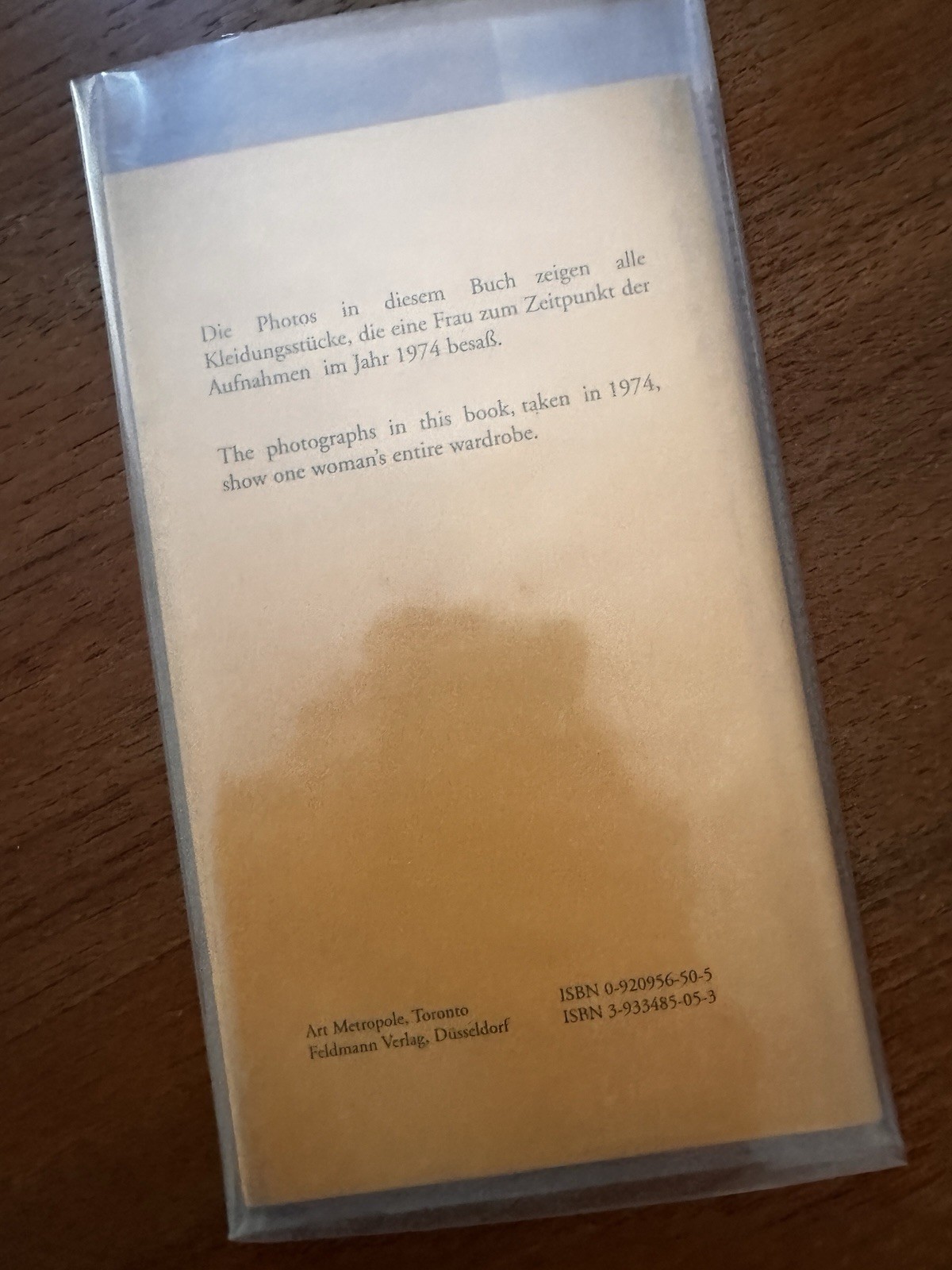 All The Clothes of A Woman (Hans Peter Feldmann) Paperback Book