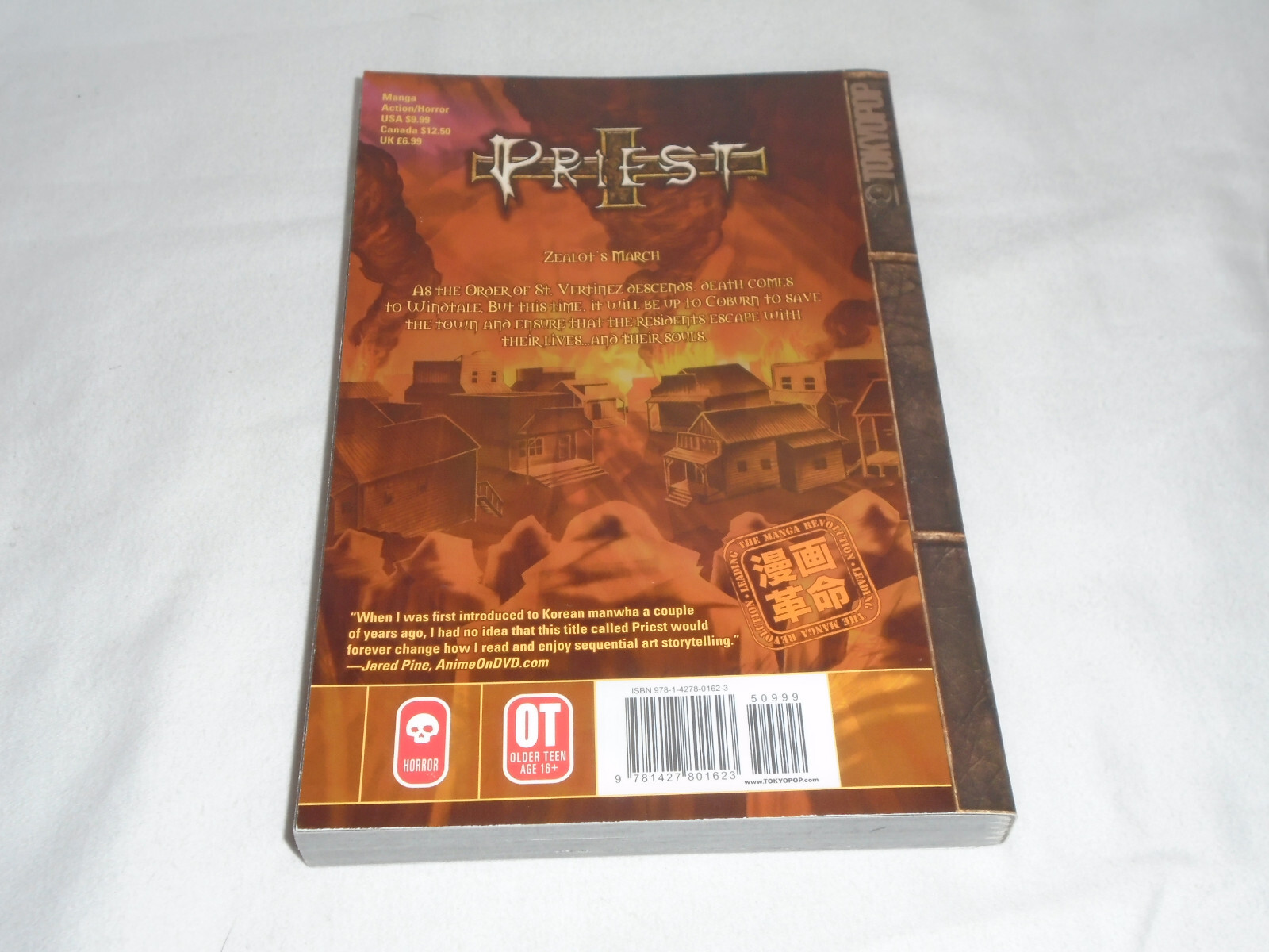 Priest Vol. 16: Zealot&rsquo;s March by Min-Woo Hyung (Paperback 2007) Manga