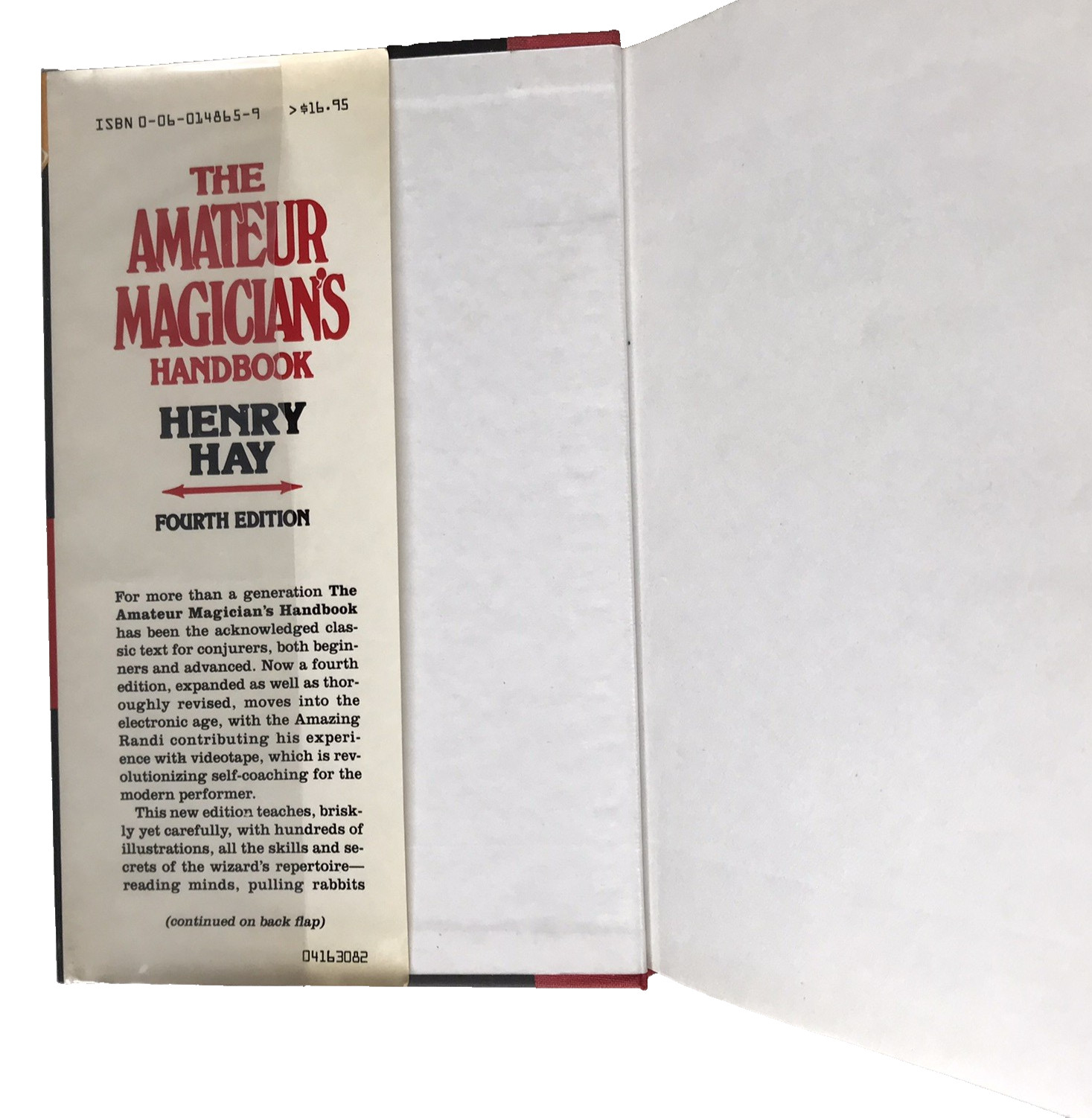 The Amateur Magician&rsquo;s Handbook by Henry Hay 4th Edition 1982 Illustrated HCDJ