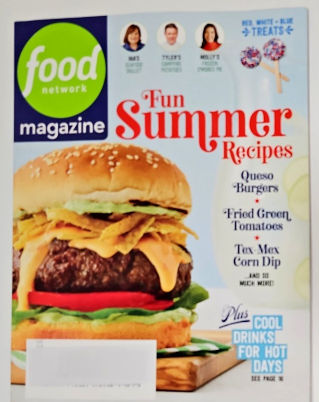 Food Network Magazine 2026 June/July ~ Fun Summer Recipes ~ Cool Drinks