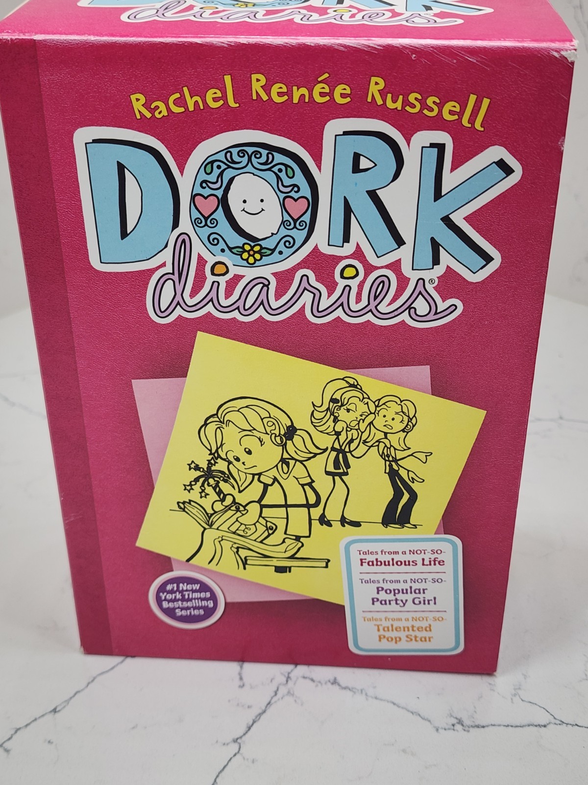 Dork Diaries Hardcover Box Set Books 1-3 Rachel Renee Russell 3 Books