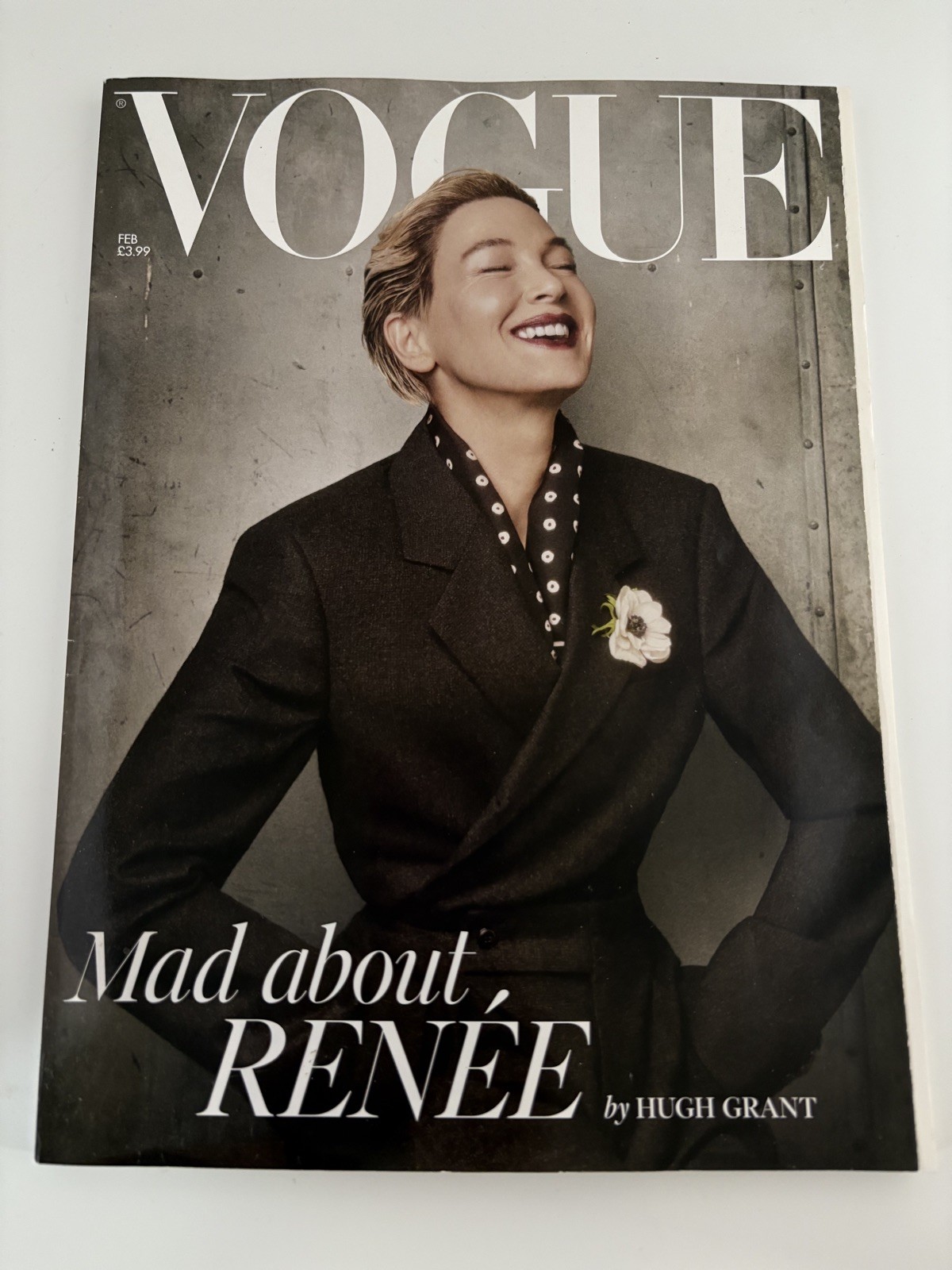 British Vogue Magazine UK February 2025 Subscriber Issue Renee Zellweger Fashion