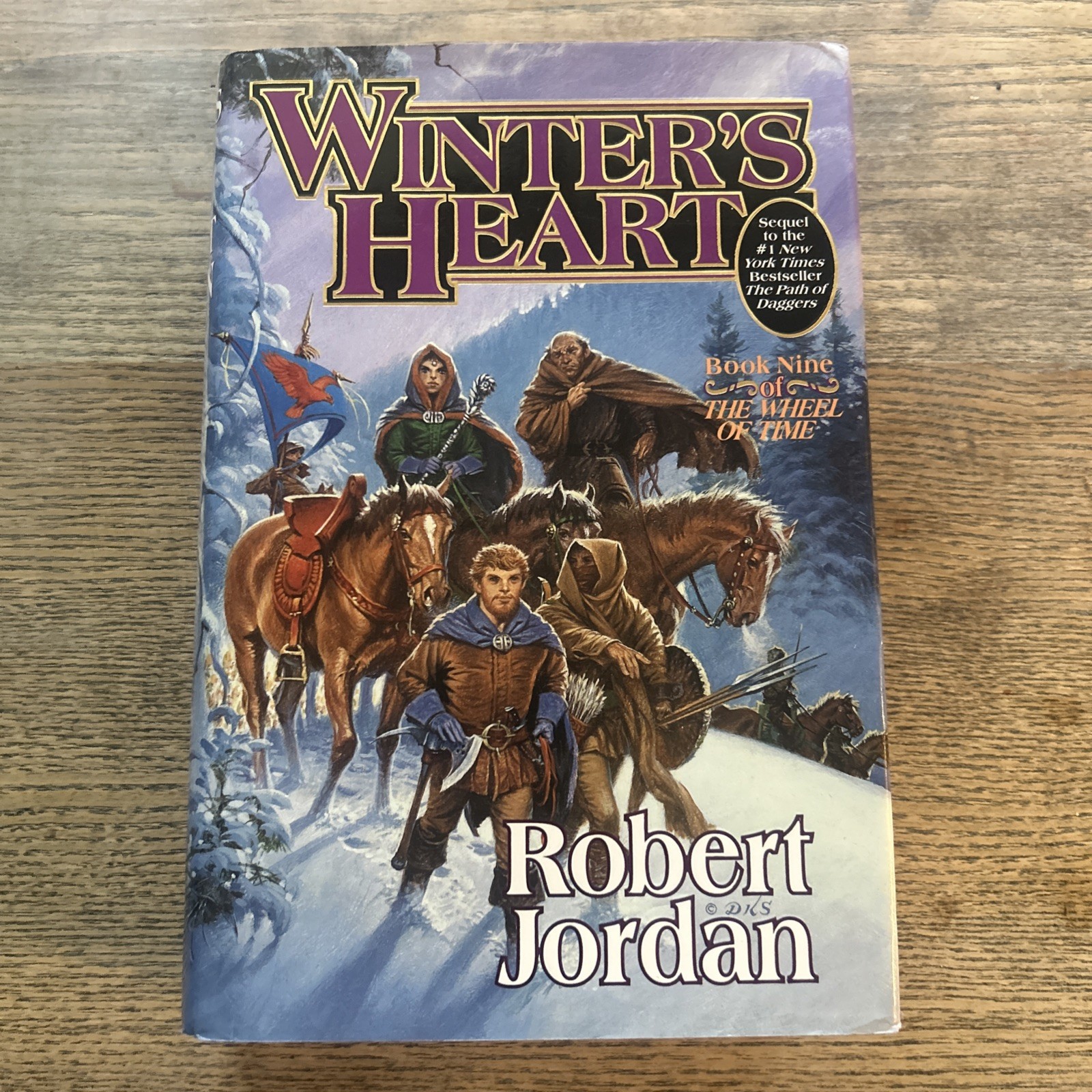 Winter&rsquo;s Heart by Robert Jordan Tor 1st Print Like New HC (Wheel of Time Bk 9)