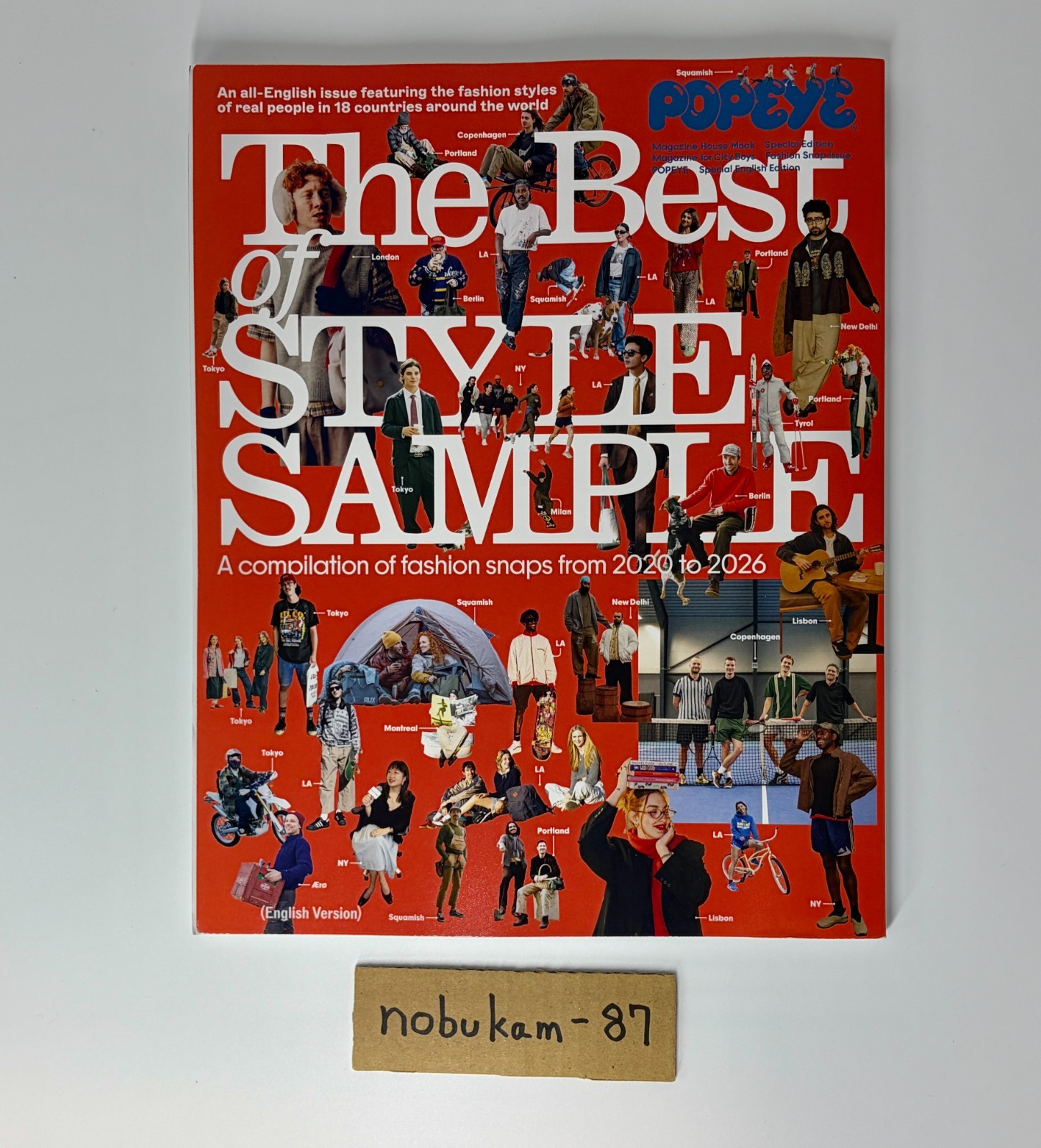 POPEYE 2026 Special English Edition The Best of STYLE SAMPLE Japan Magazine