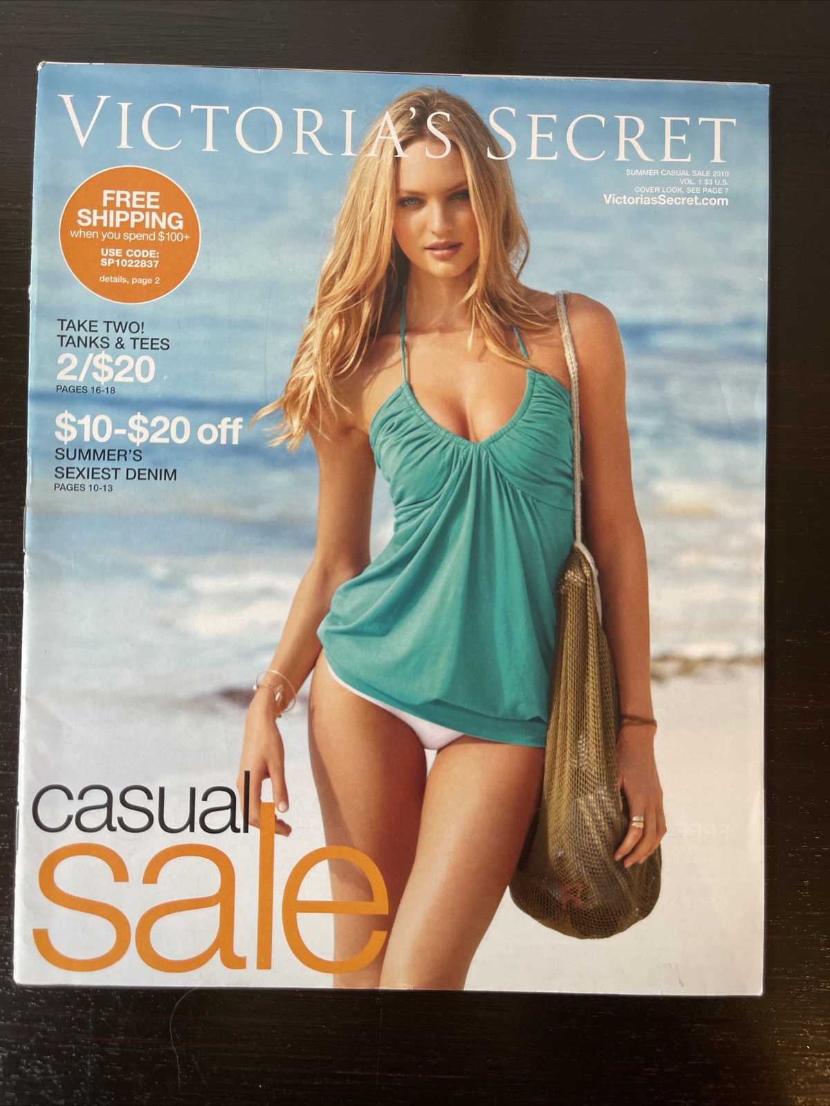 CANDICE SWANEPOEL Summer Casual 2010 VICTORIA&rsquo;S SECRET Catalog Volume 1