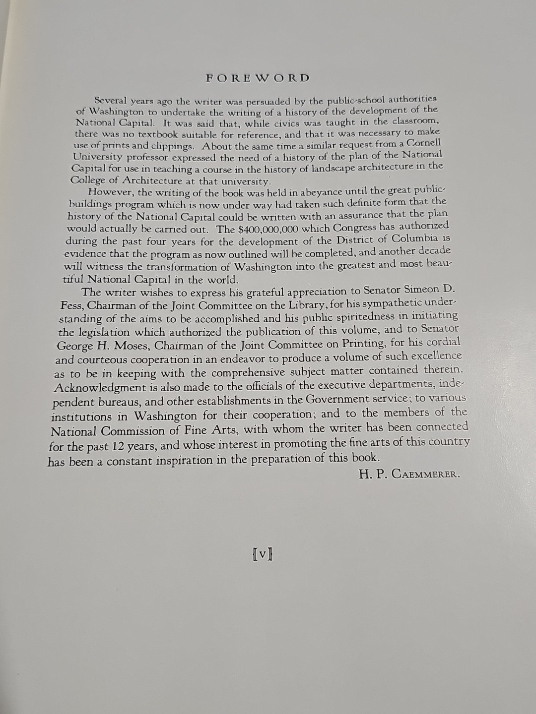 1932 HC Book « Washington – The National Capital » Caemmerer 736 Pages Limited #