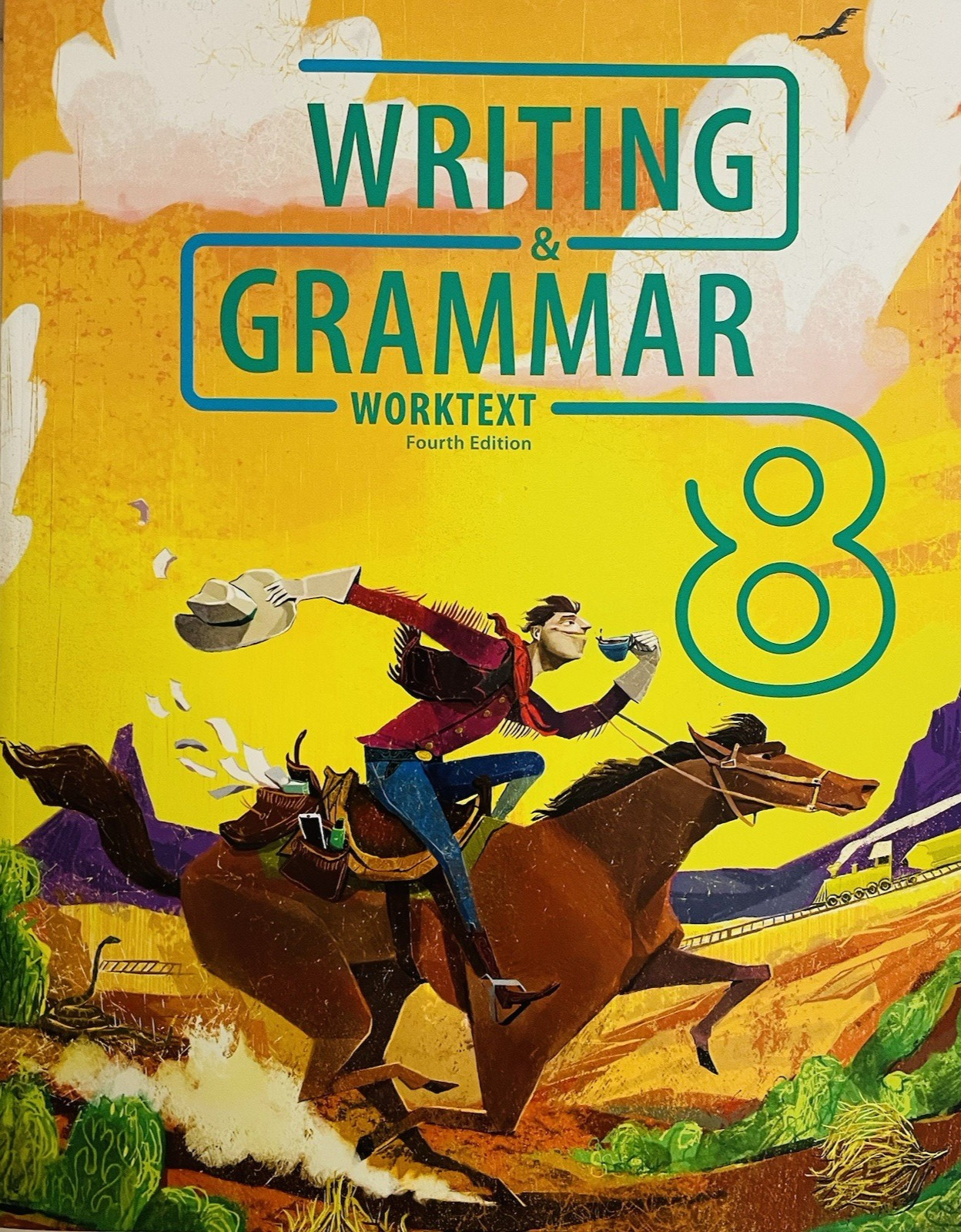BJU Press Writing and Grammar 8 Student Worktext 4th Ed Paperback Homeschool