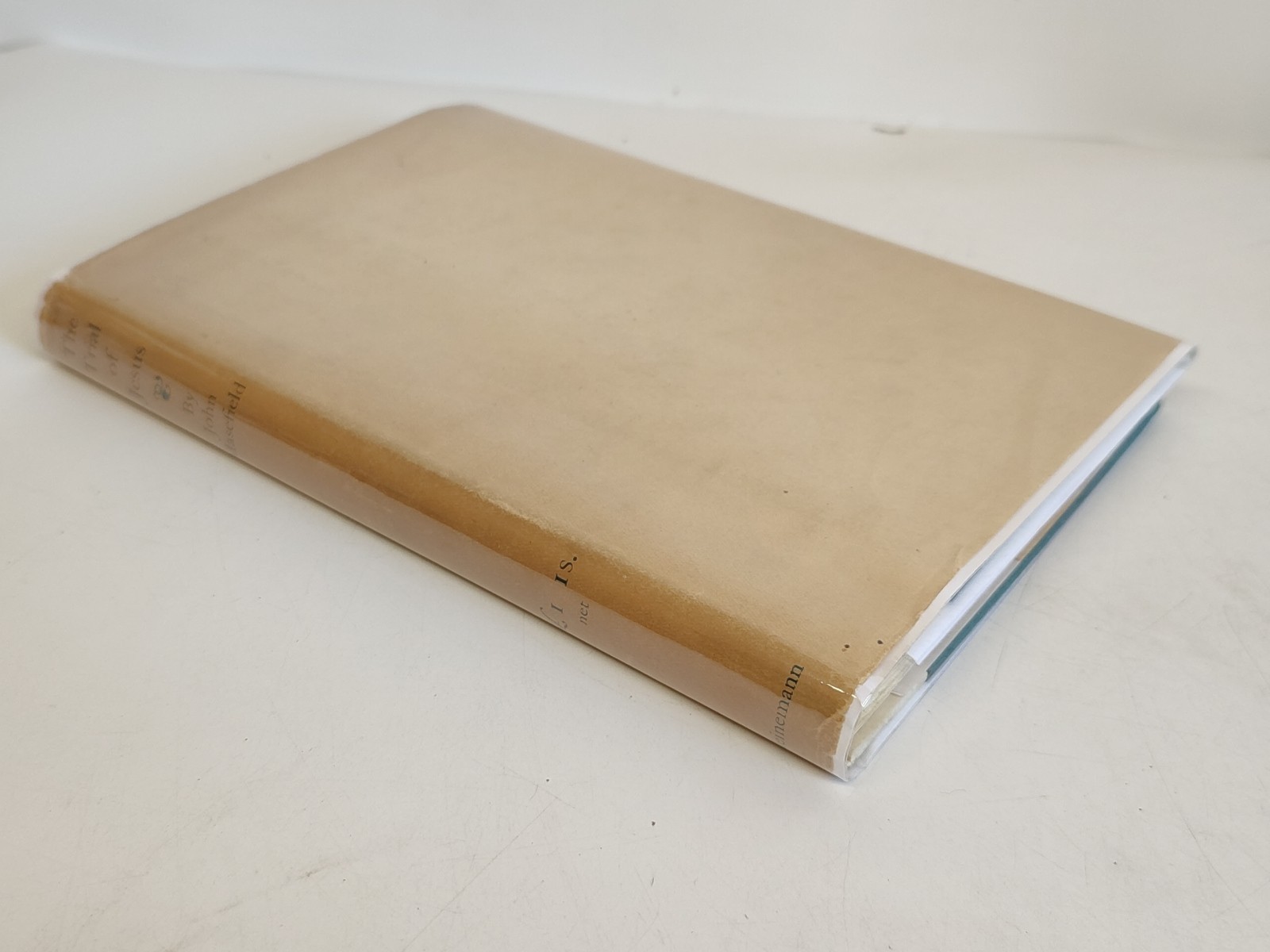 John Masefield / The Trial of Jesus Signed 1st Edition 1925 W/DJ Heinemann