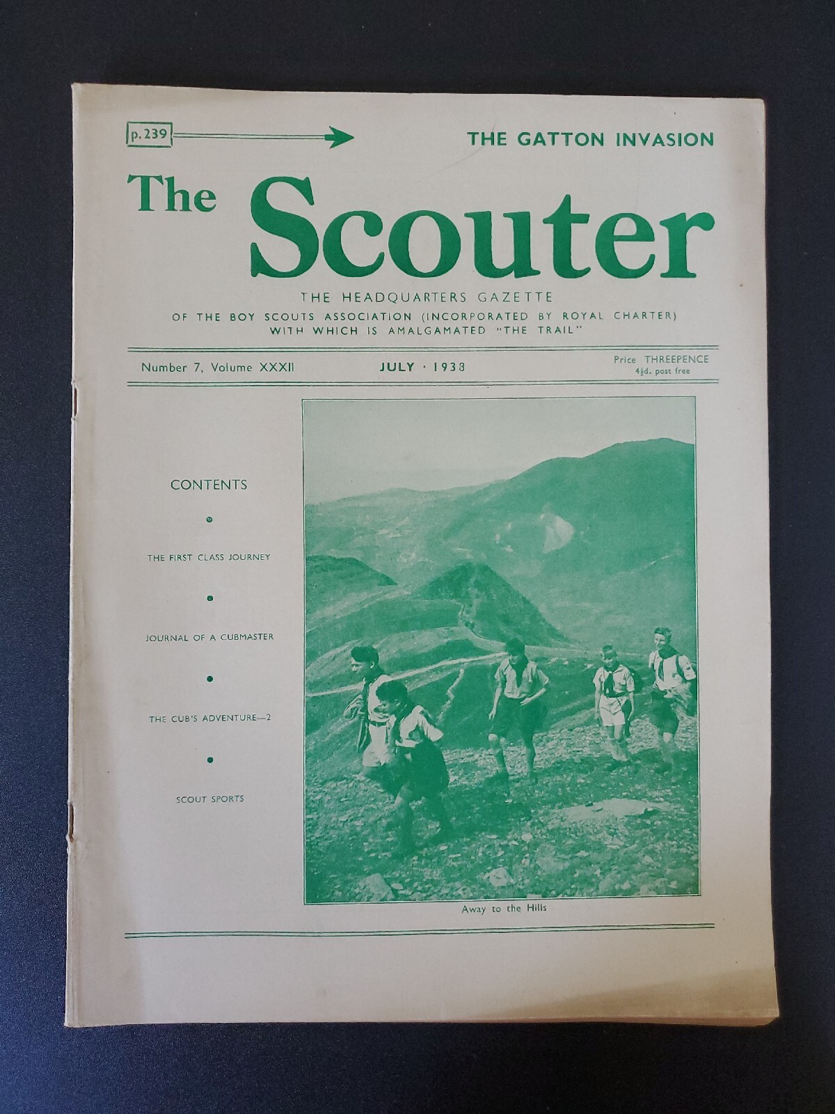 *Import* United Kingdom Lot Of 12 The Scouter Magazine 1938 Boy Scouts Magazine