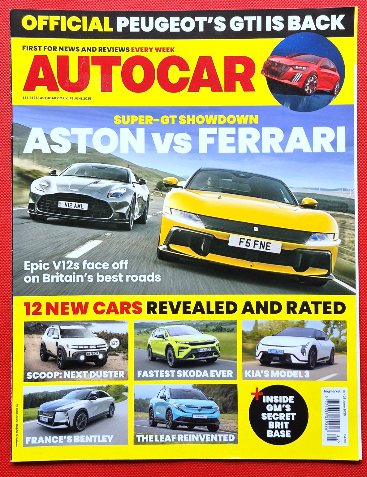 Autocar 18 June 2025 – ASTON VANQUISH v FERRARI 12CILINDRI – USED VOLVO XC60