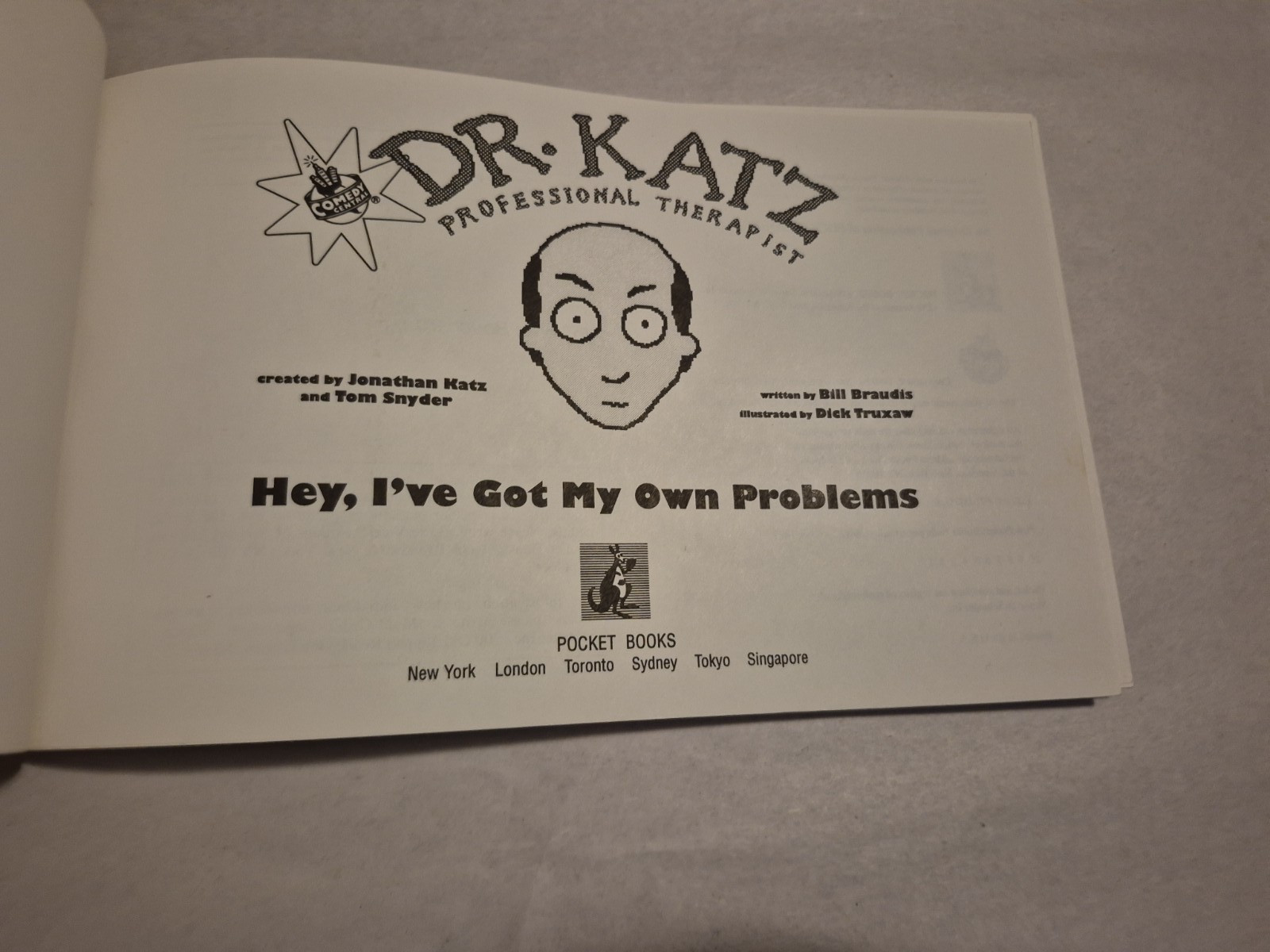 Comedy Centrals Dr. Katz : Hey I&rsquo;ve Got My Own Problems by Truxaw and Braudis VG