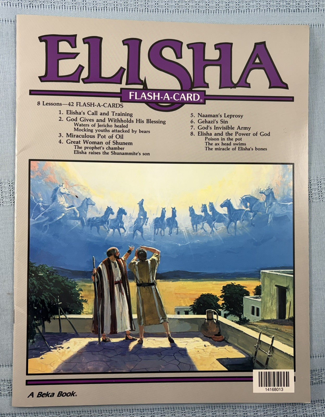 A Beka Book – ELISHA`- Flash-A -Card – – Guide & Oversized Cards