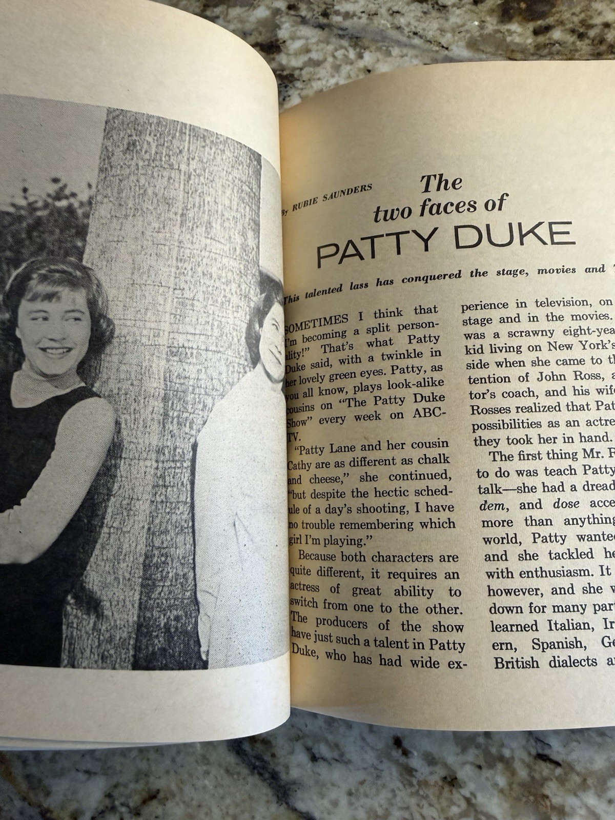 Vtg Calling All Girls December 1965 PATTY DUKE