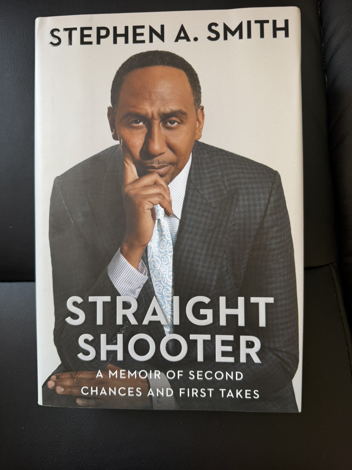 Straight Shooter Stephen A. Smith Signed 1st Edition Hardcover Book