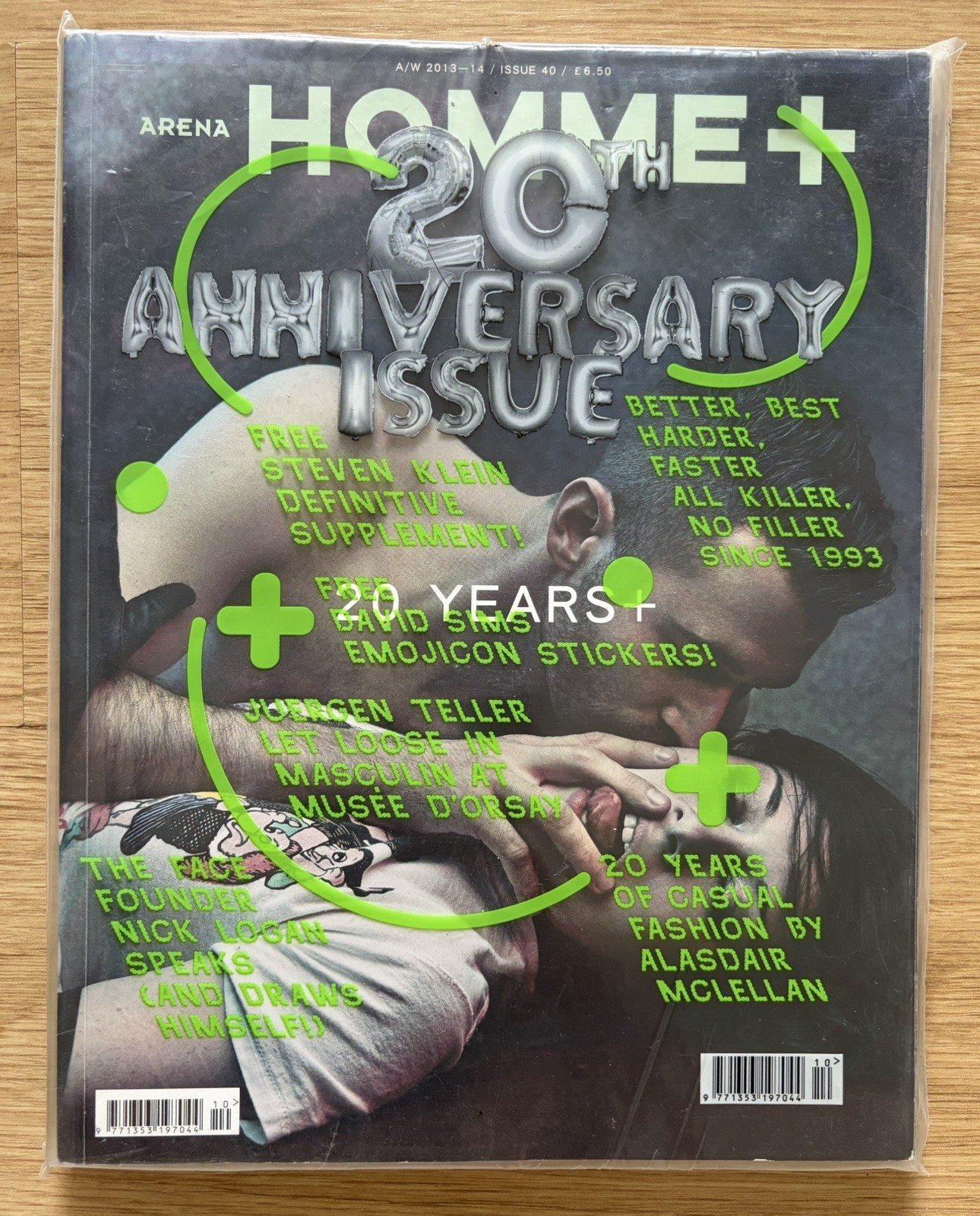 RARE – ARENA HOMME+ MAGAZINE 20 YEARS ANNIVERSARY ISSUE 40 AW 2013 – NEW