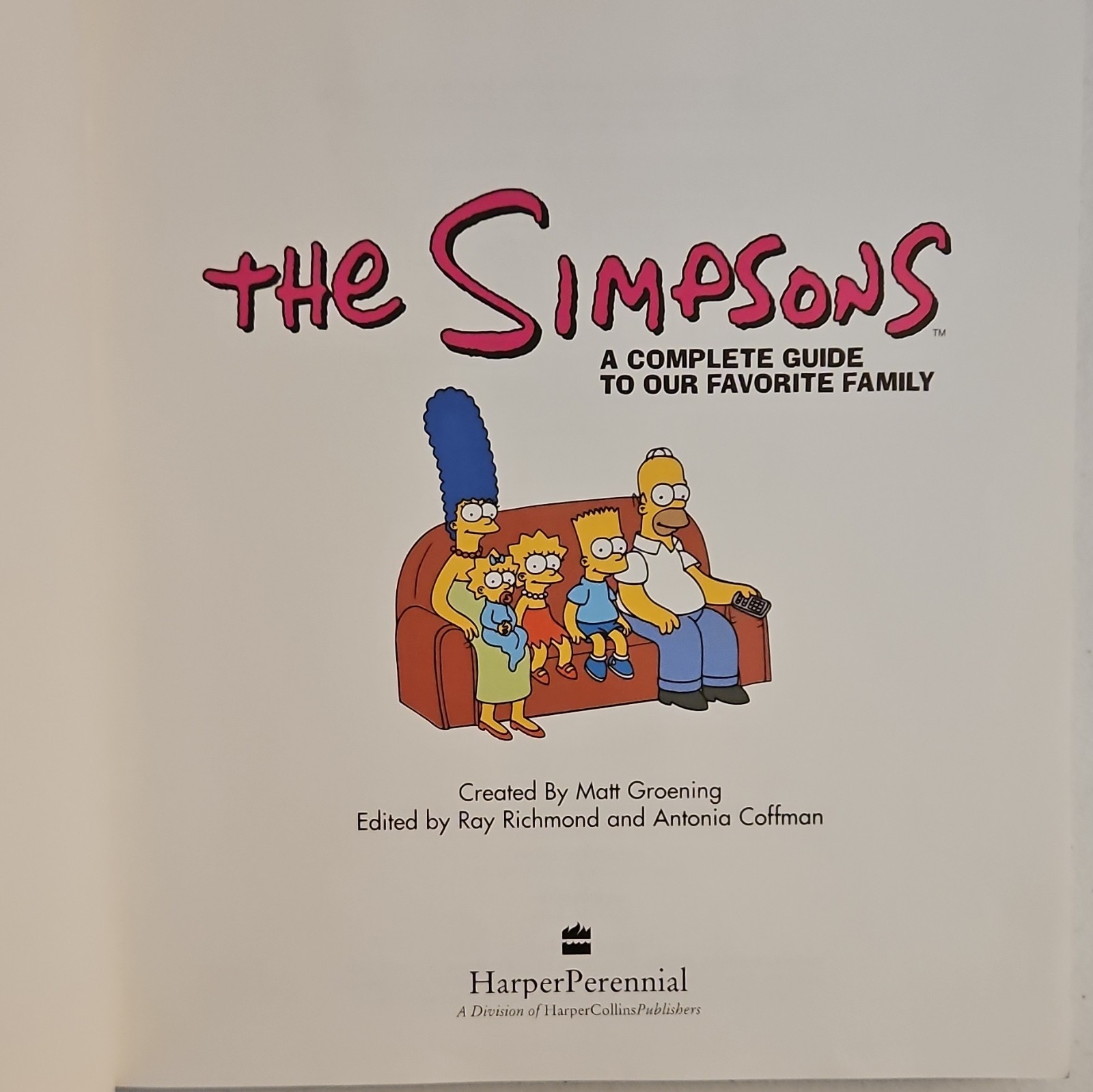 The Simpsons Complete Guide Paperback 1997 First Edition