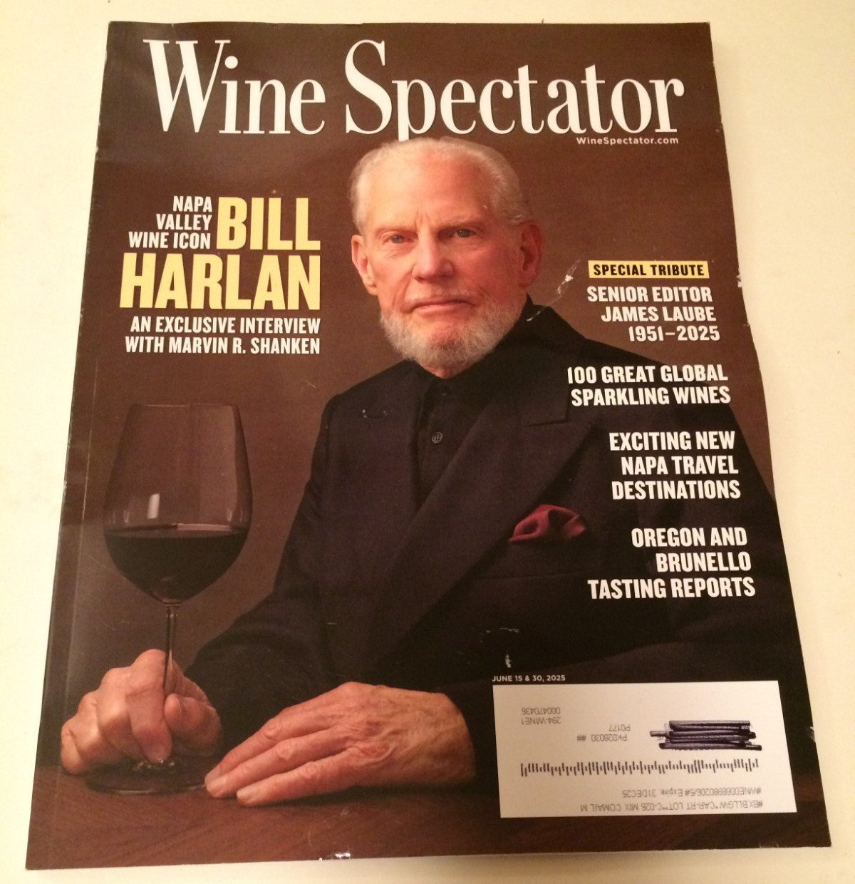 Wine Spectator Magazine~NEW~$5 Each~Dec 2023-Jan~Mar~Apr~May~June~July~Aug 2024