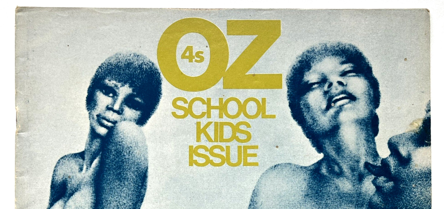 OZ MAGAZINE No.28 Blue cover- Orange inside.