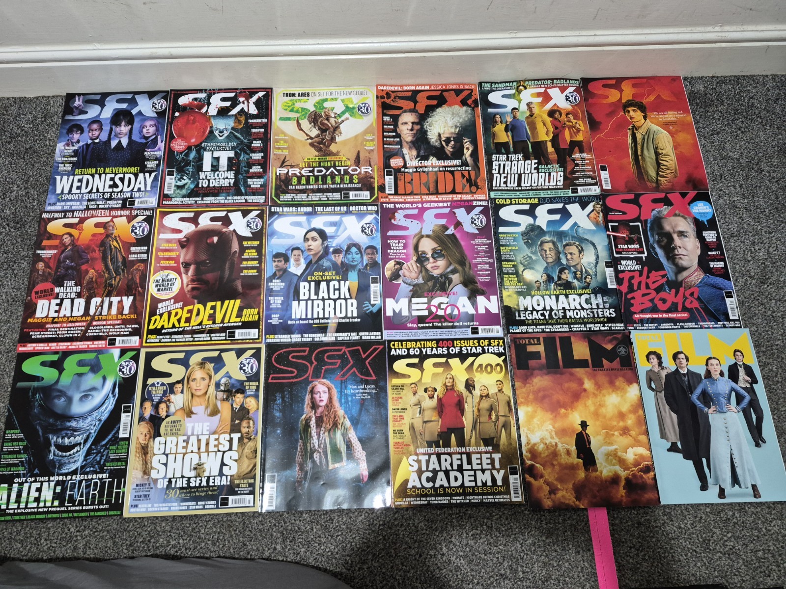 SFX Magazine Bundle x16 issues from 2025 & 2026 joblot plus 2 total film