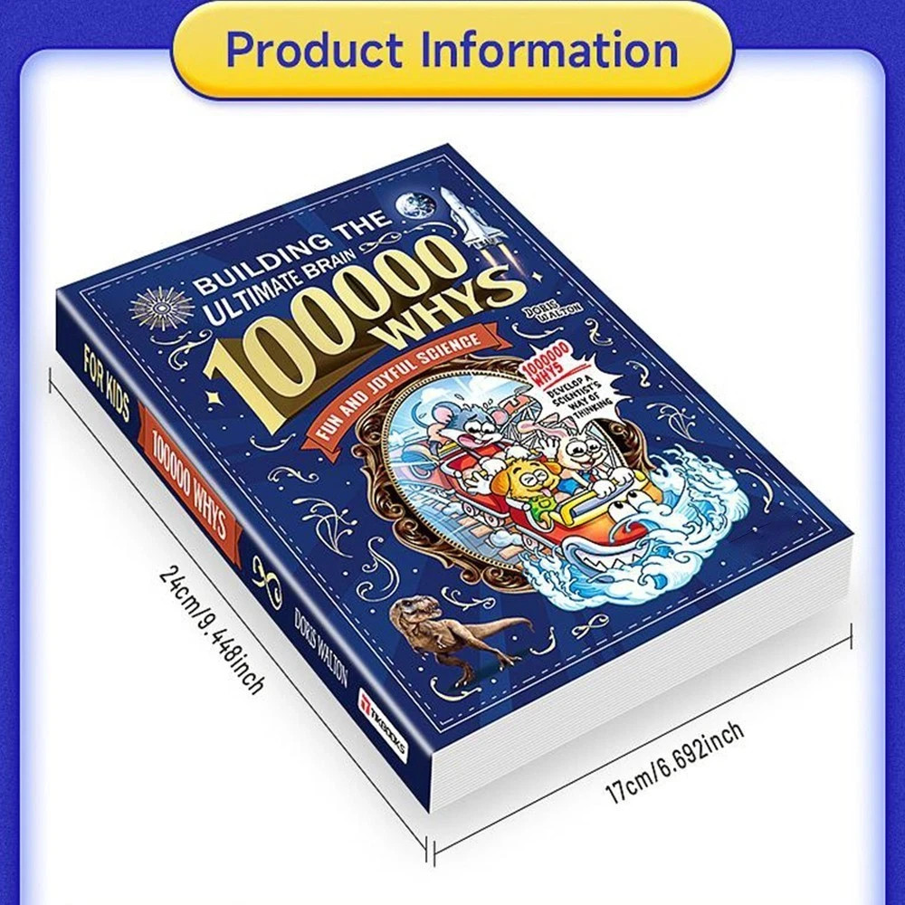 Children&rsquo;s Encyclopedia 100000 Whys Kids Book Ages 6-12 Extracurricular Reading