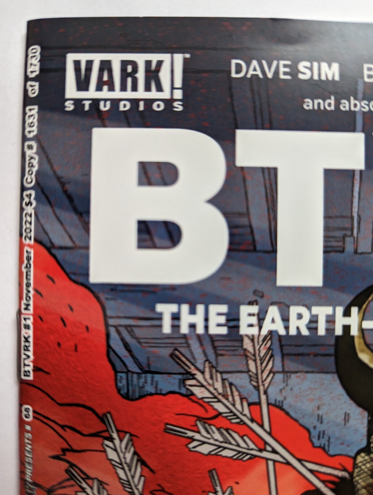 BTVRK: The Earth Pig Without Vowels #1 Cerebus In Hell New Bagged & Boarded