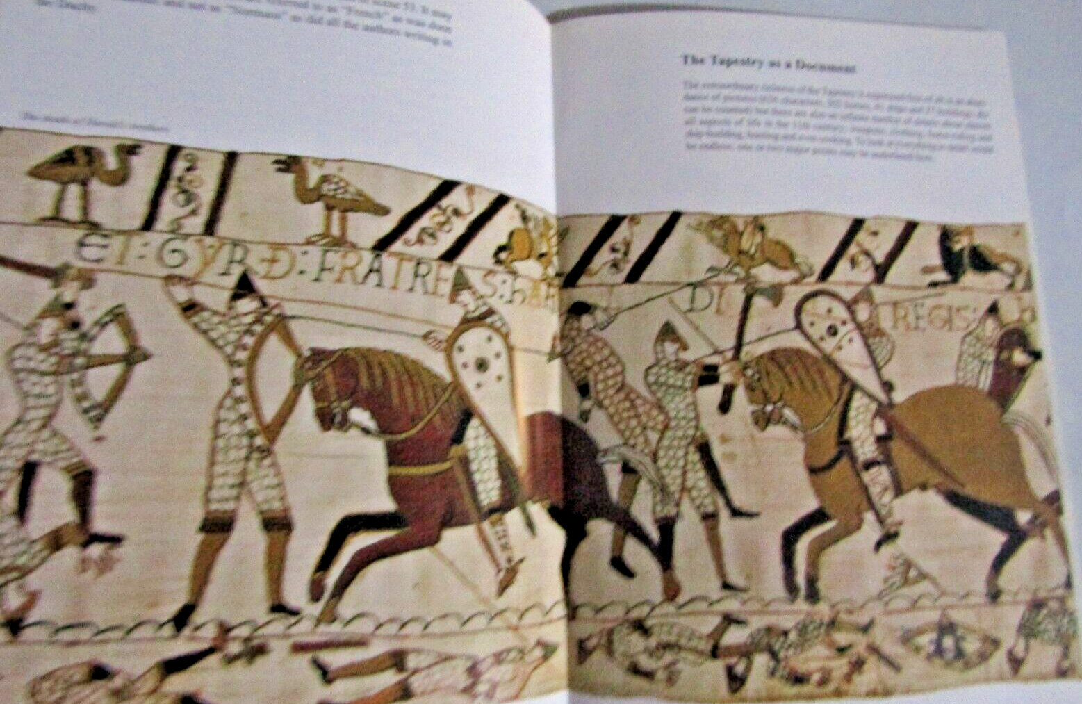 BAYEUS TAPESTRY PROF L MUSSET PAPERBACK BOOK 1998 33 PAGES 6.5 X 9.5 IN