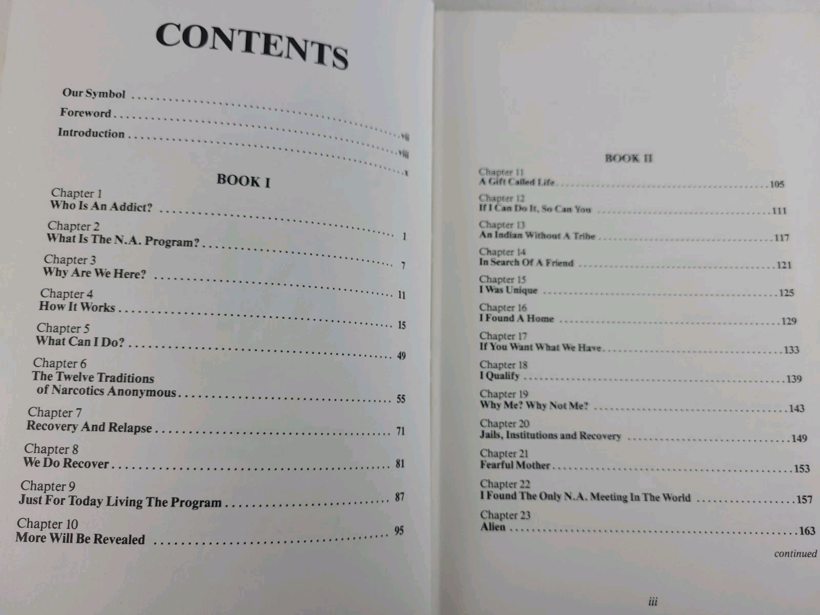 Narcotics Anonymous Manual Second 2nd Edition 12 Steps Traditions 1982 HC