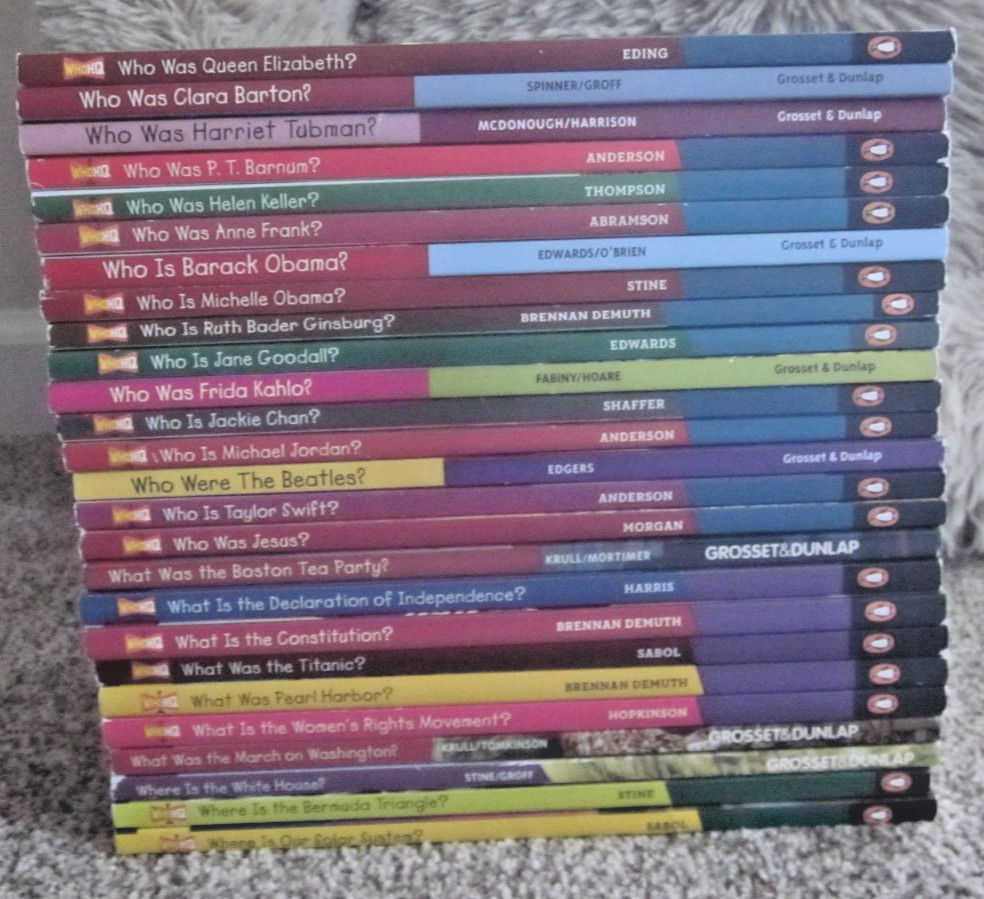 WHO-WHAT-WHERE YOUTH BOOKS / 26 PB / 7-1/2&Prime; x 5-1/4&Prime;