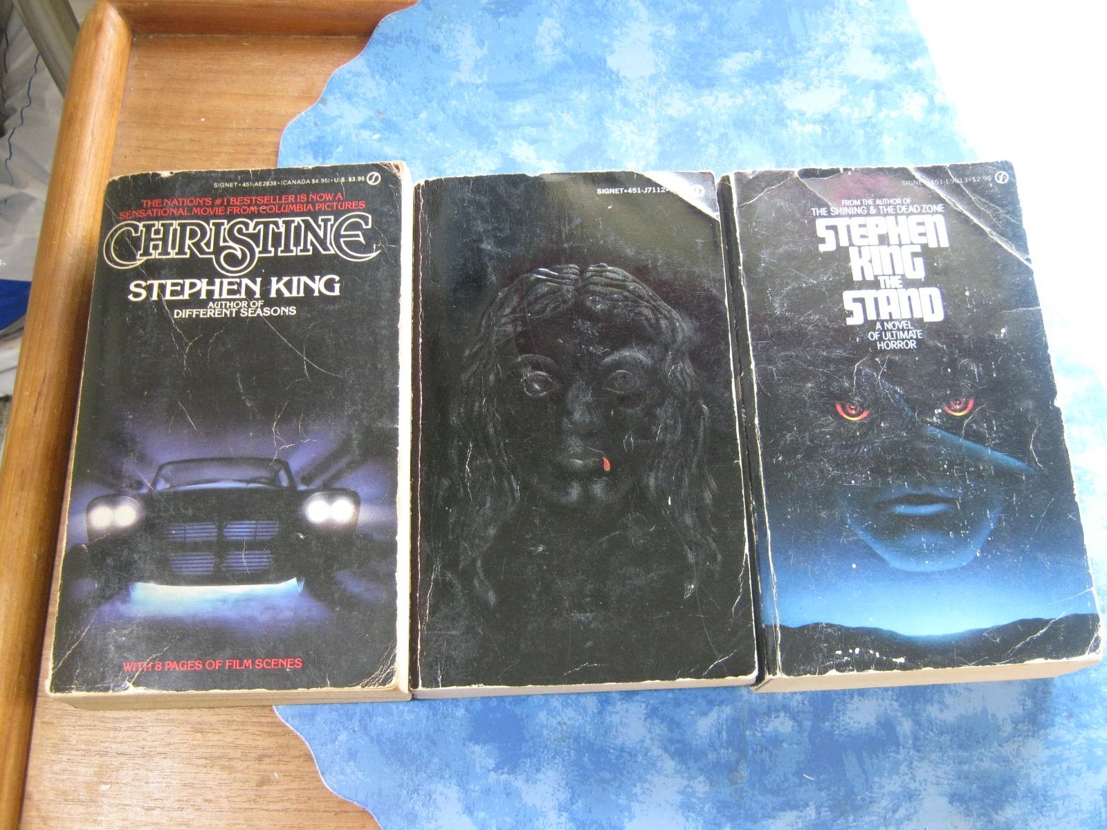 LOT OF 3 STEPHEN KING Horror PB CHRISTINE Salem&rsquo;s Lot THE STAND Signet